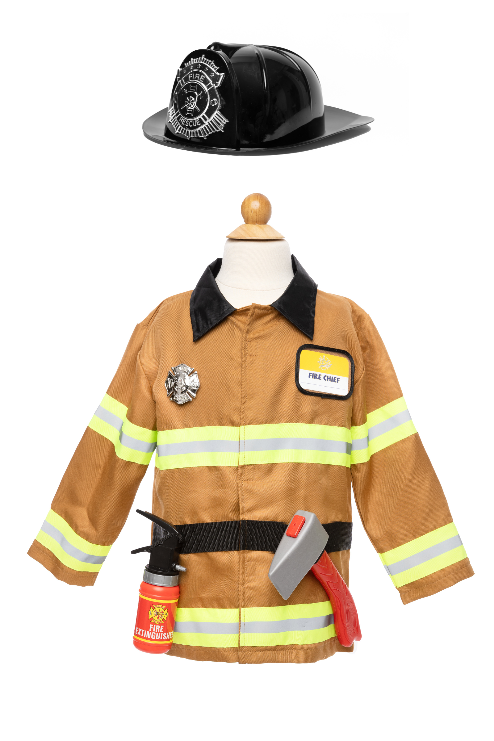 Tan Firefighter Set with Accessories