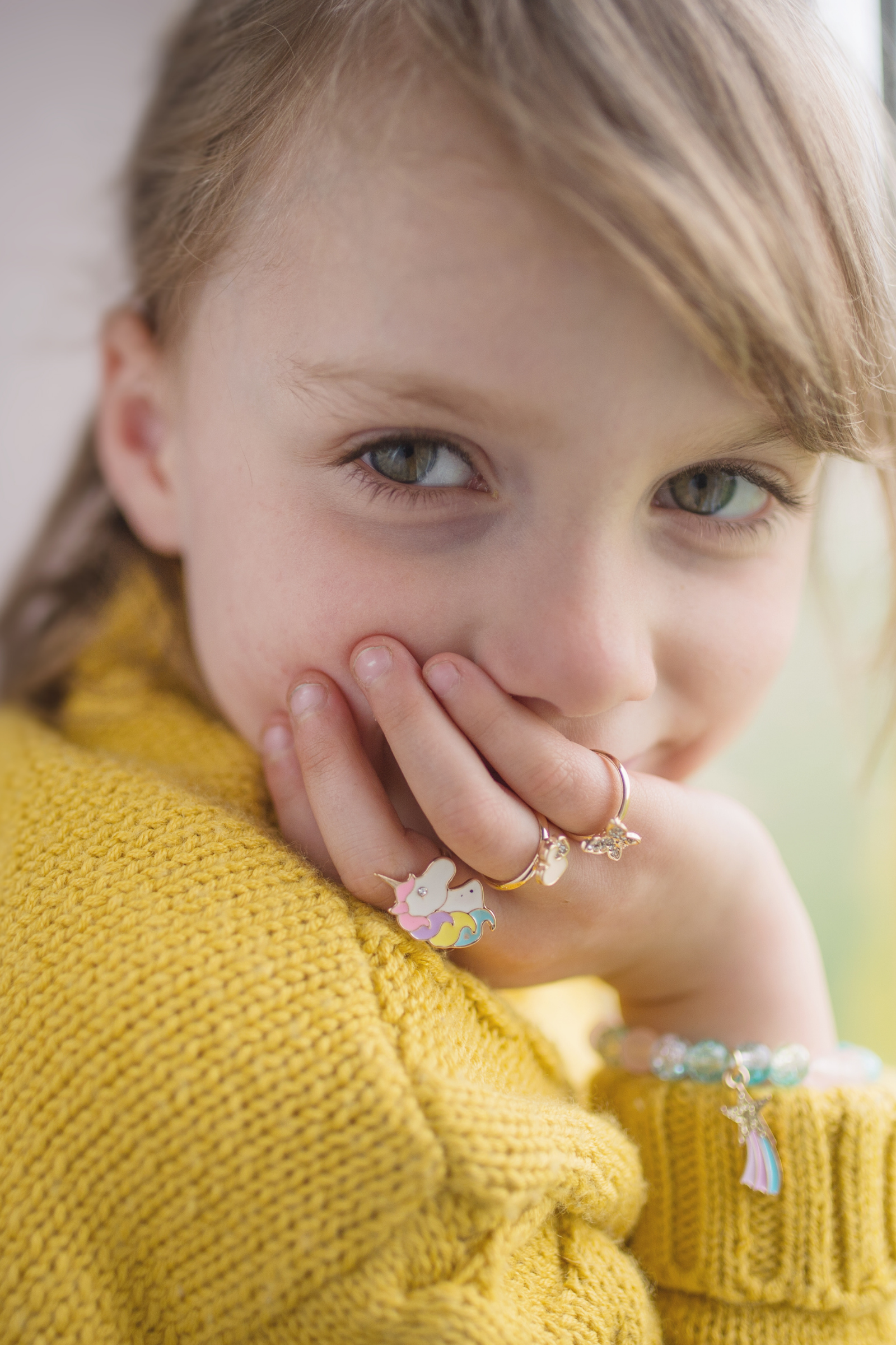 Boutique Butterfly & Unicorn Ring (3 pcs)