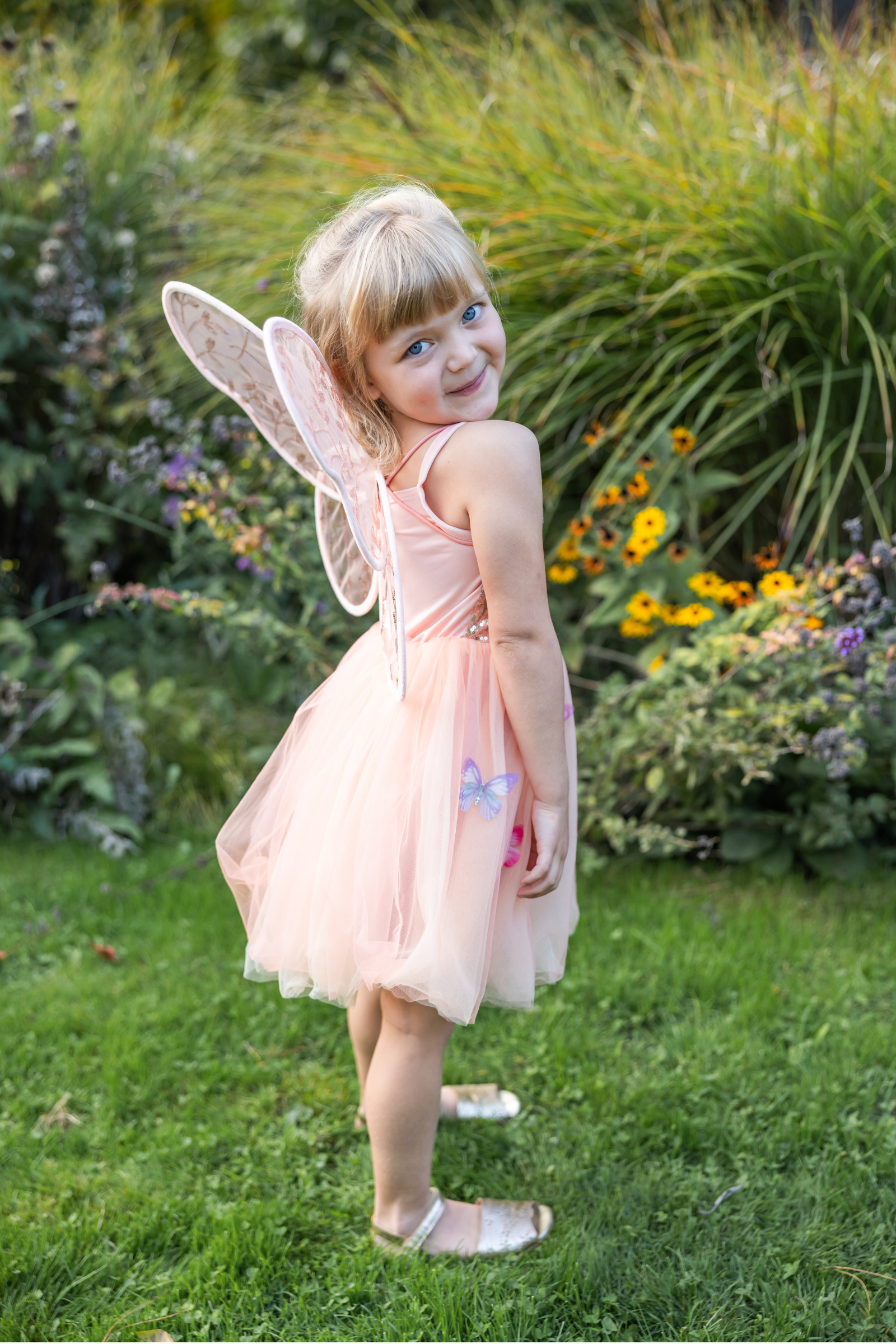 Butterfly Bliss Wings, Peach