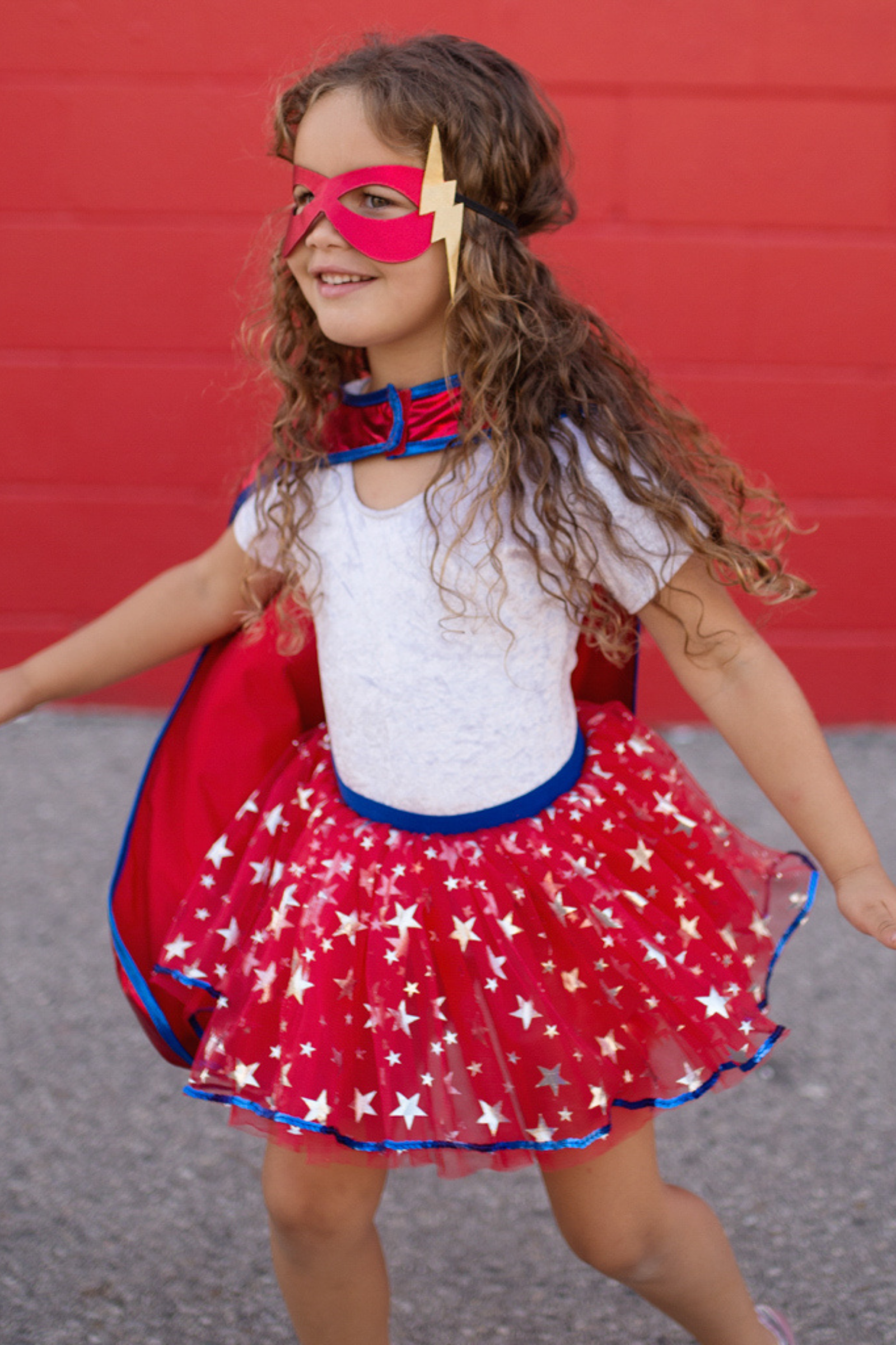 Superhero Tutu Cape and Mask Set