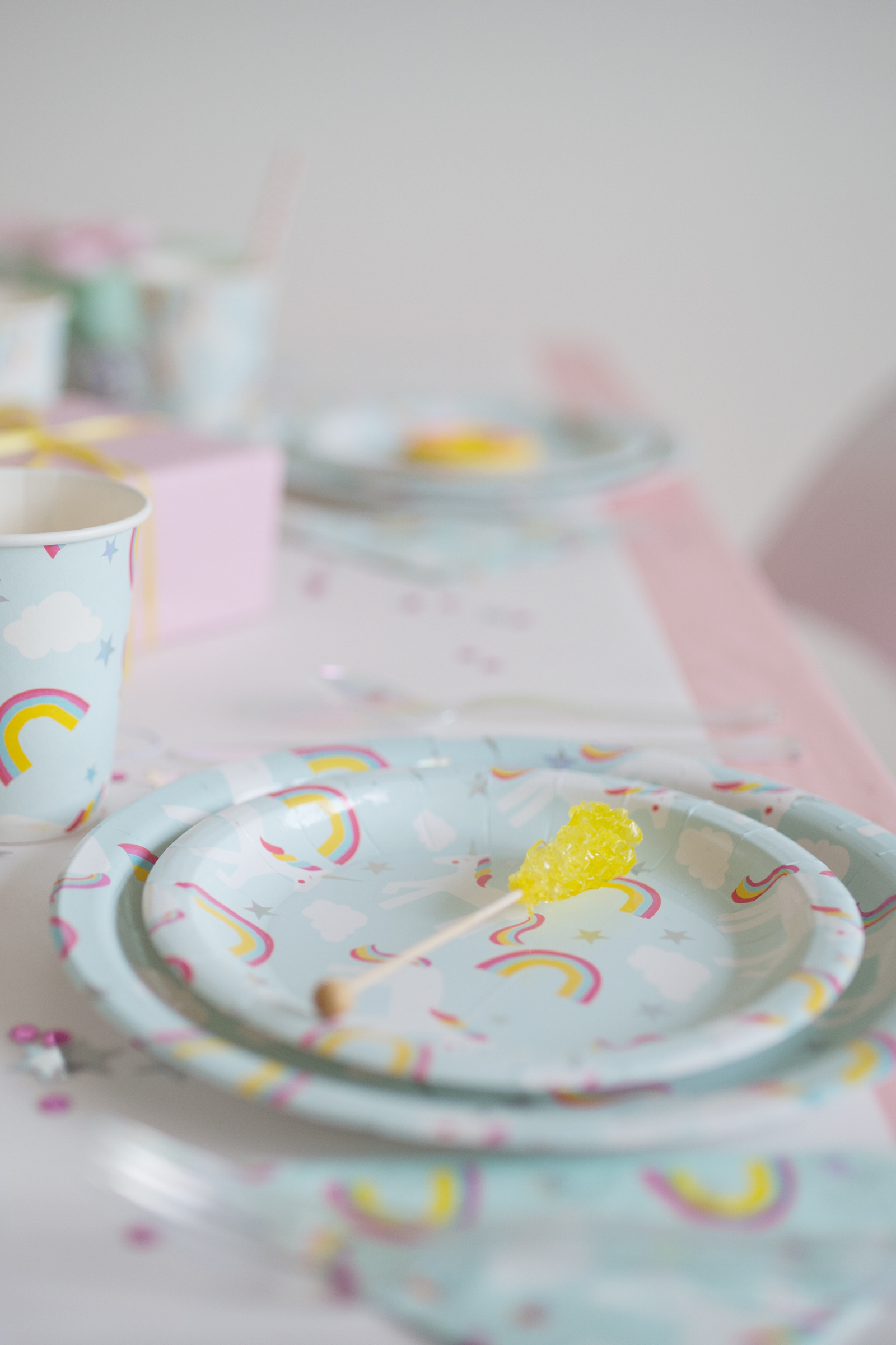 Plates - Party - Unicorn LARGE - 23cm (8 pcs)