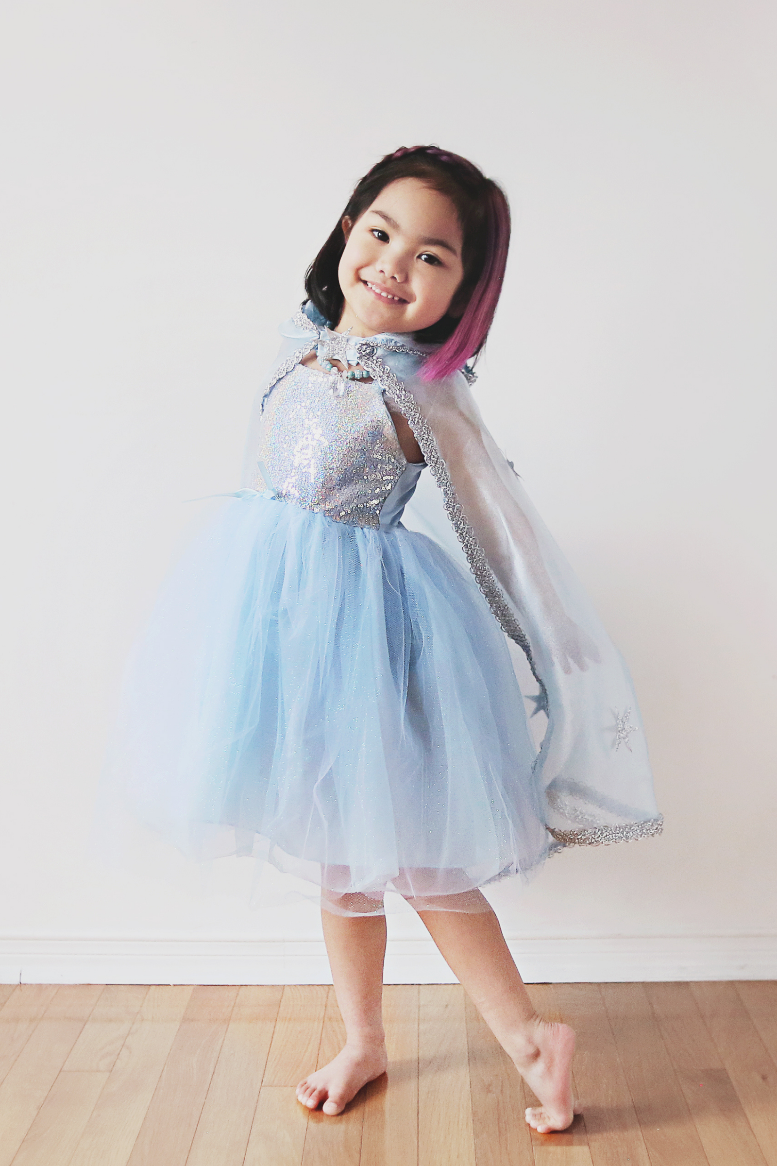 Sequins Princess Dress Blue