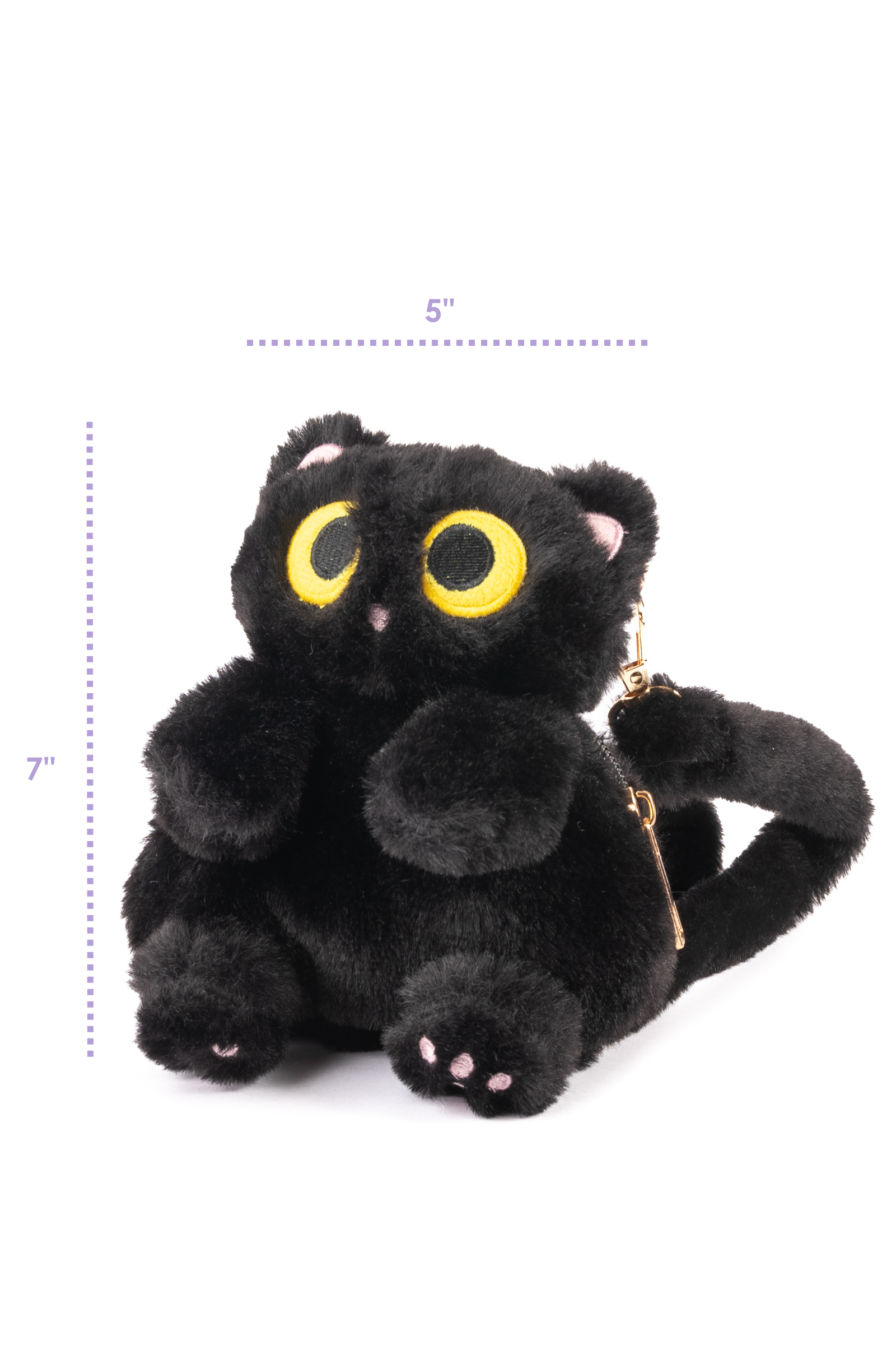 Cutie Kitty Mini Backpack, Black