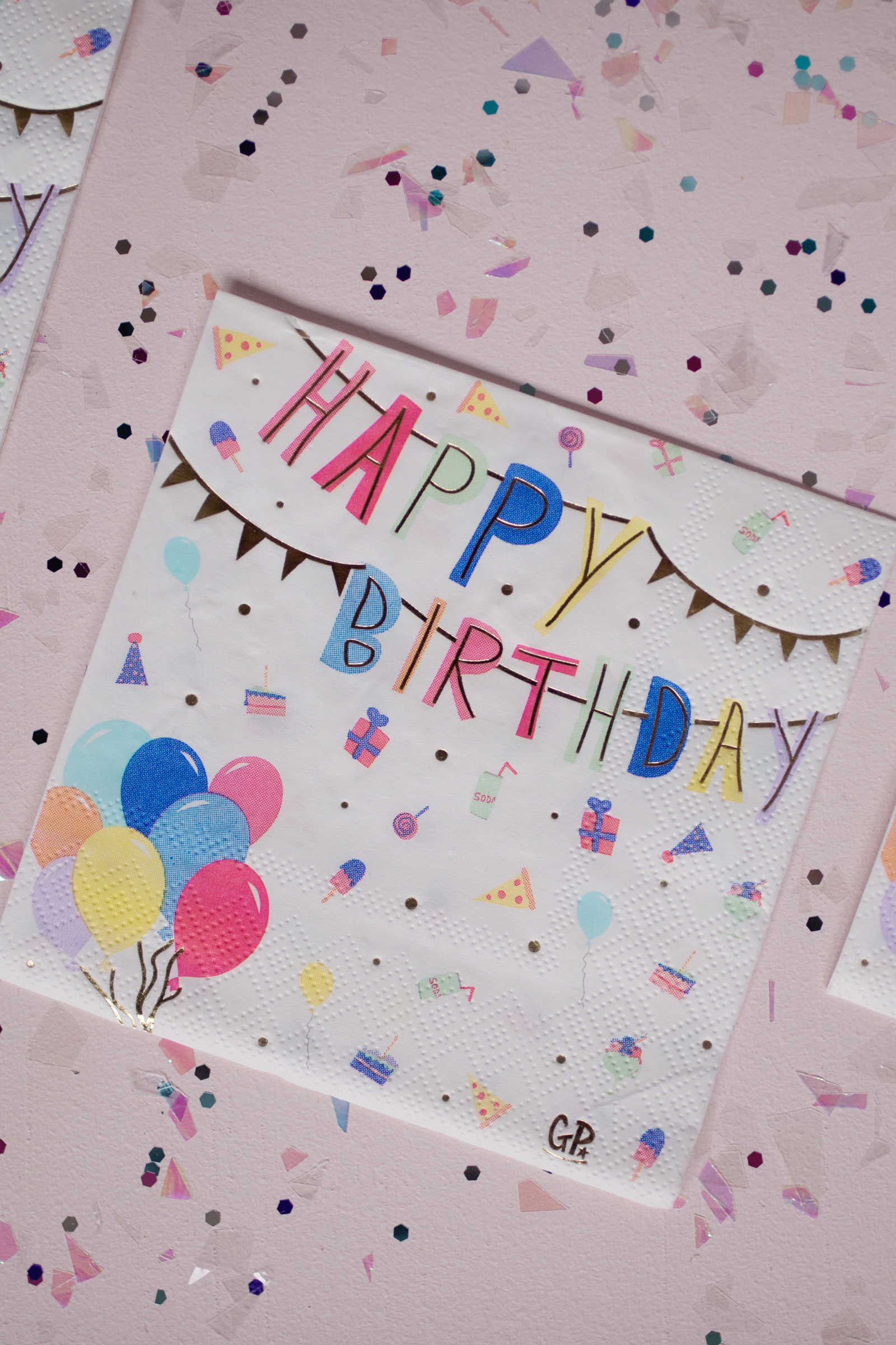 Napkins - Happy Birthday (20 pcs)