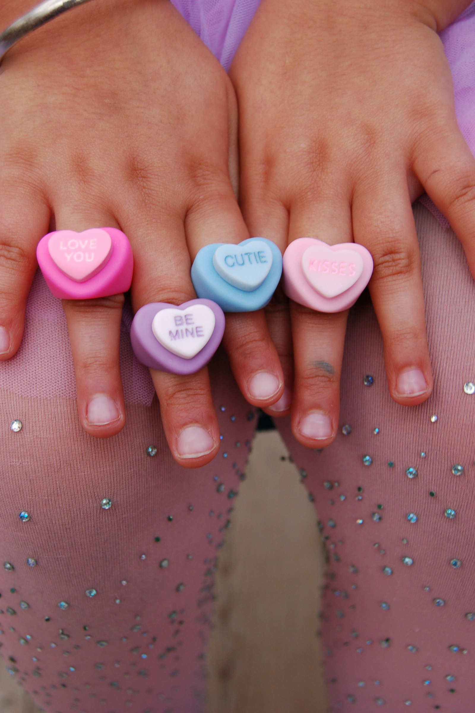 Candy Heart Rings