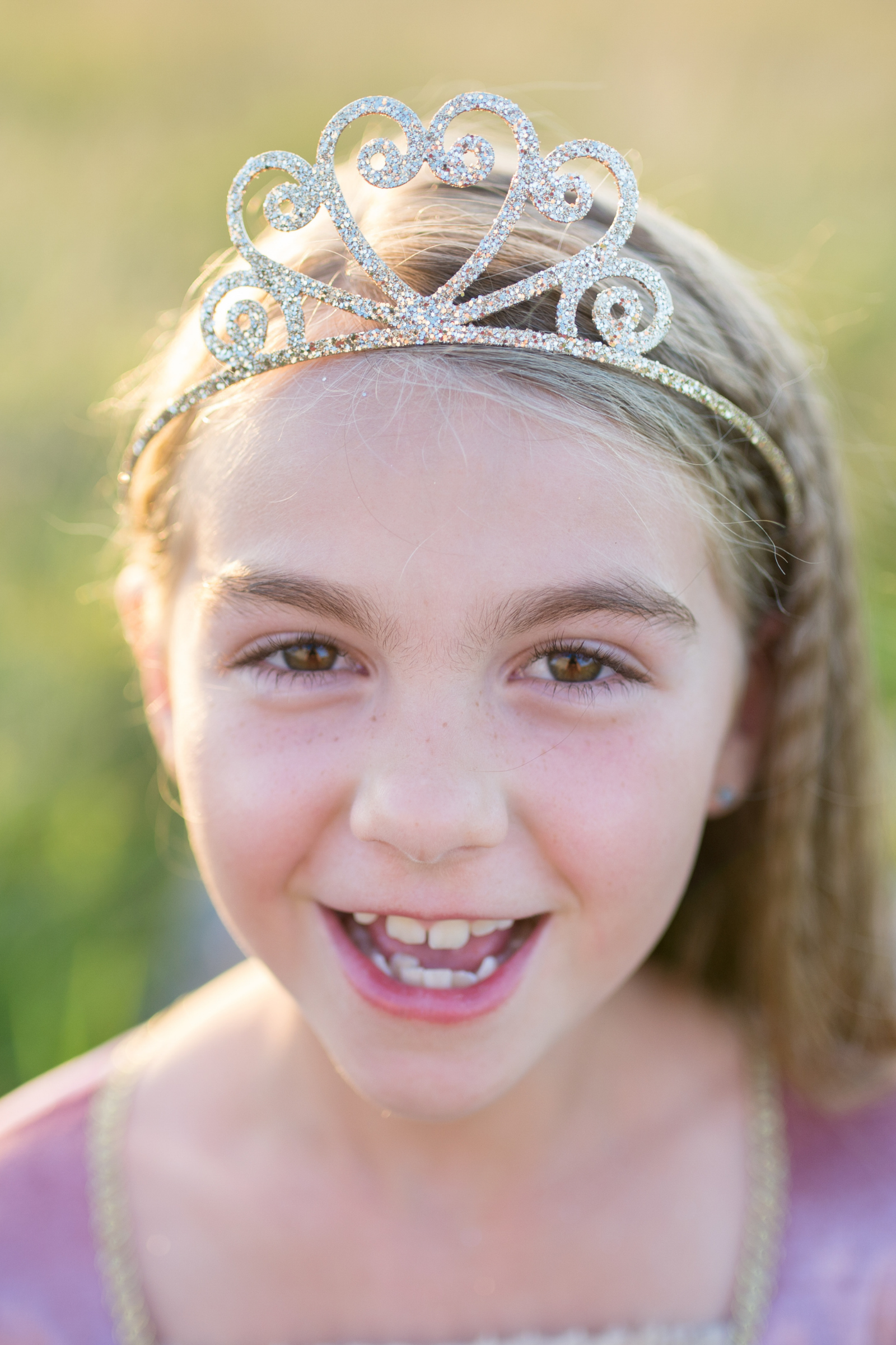 Gold or Silver Glitter Tiara