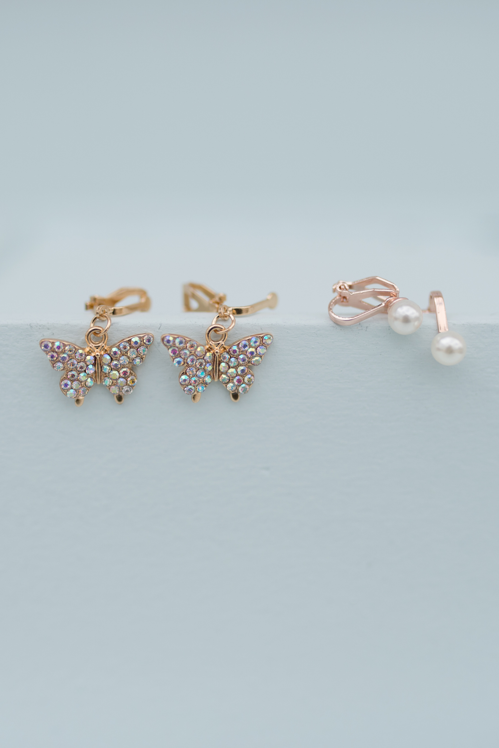 Boutique Butterfly Clip On Earring (2 sets)