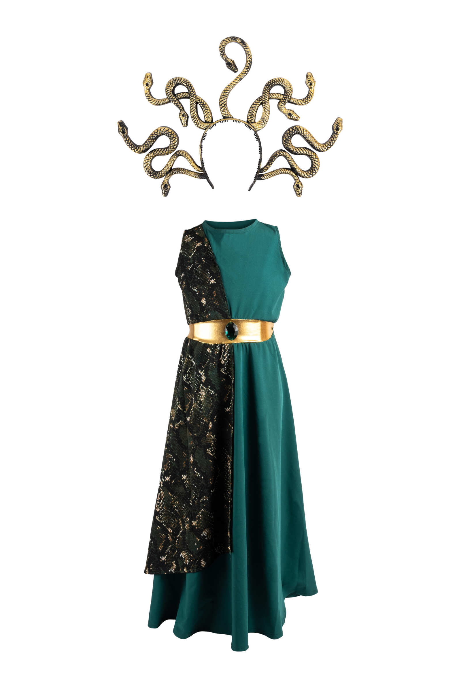 Medusa-Kleid mit Stirnband