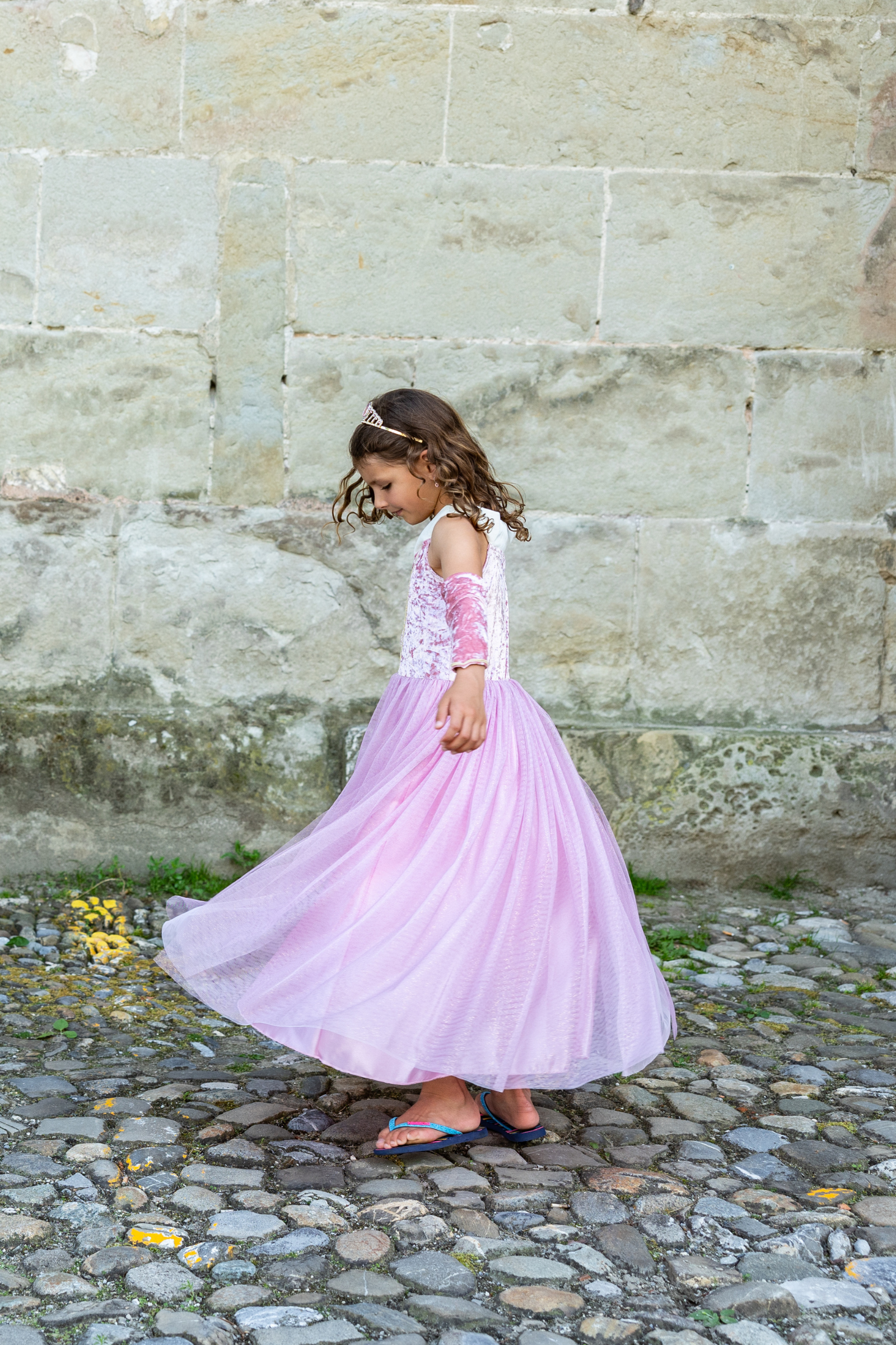 Velvety Soft Sleeping Sweetheart Princess Gown with Arm Warmers