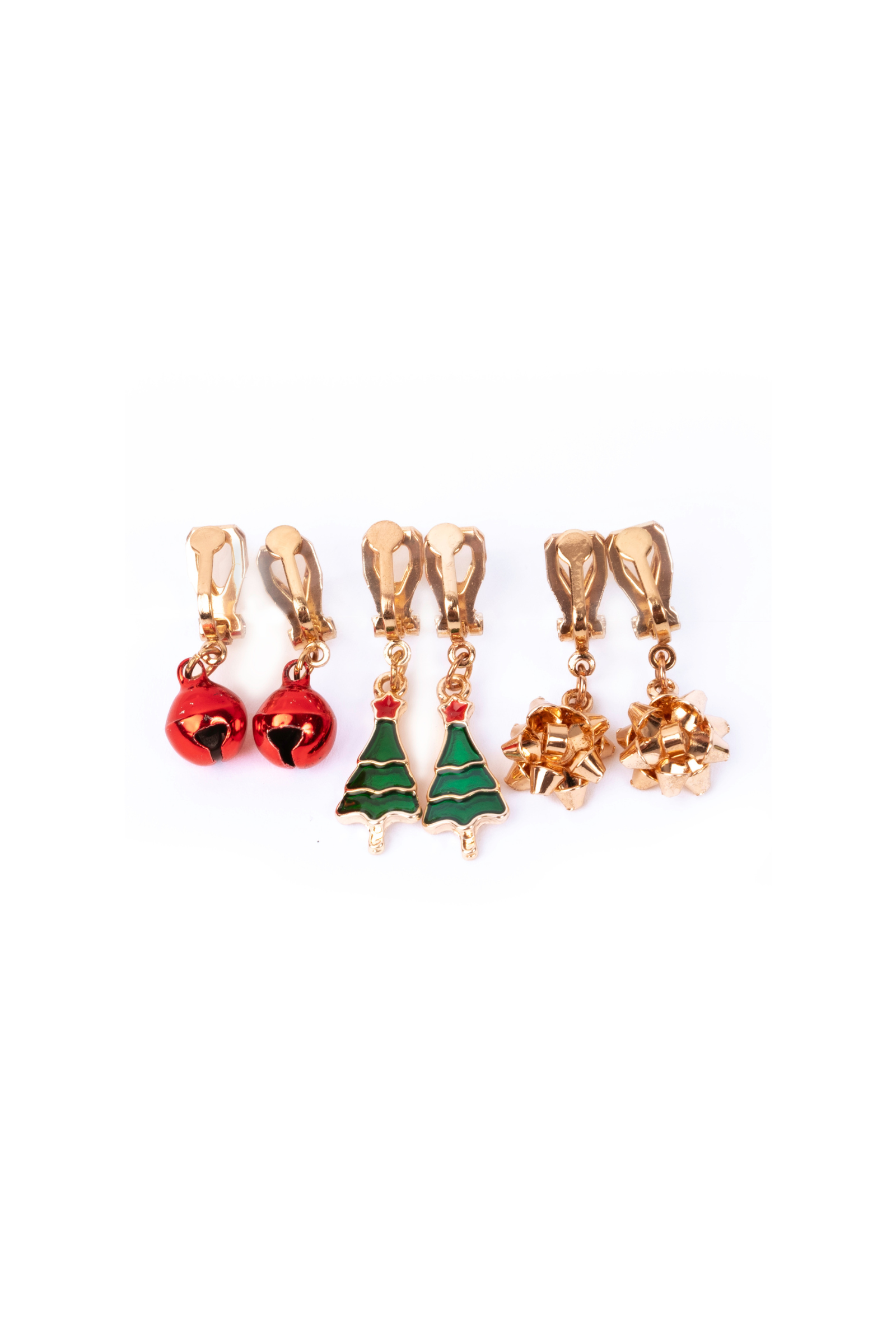 Snowman Pierced Earrings (3 pairs), 2 styles assorted