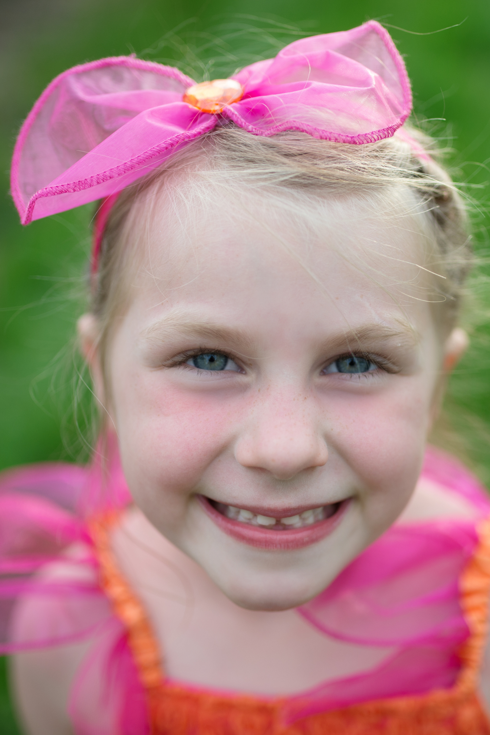 Sunset Flower Fairy with Wand & Halo
