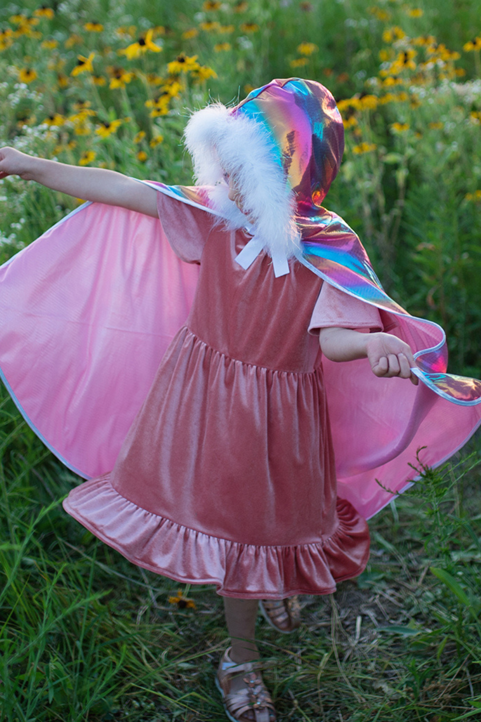 Rainbow Princess Cape