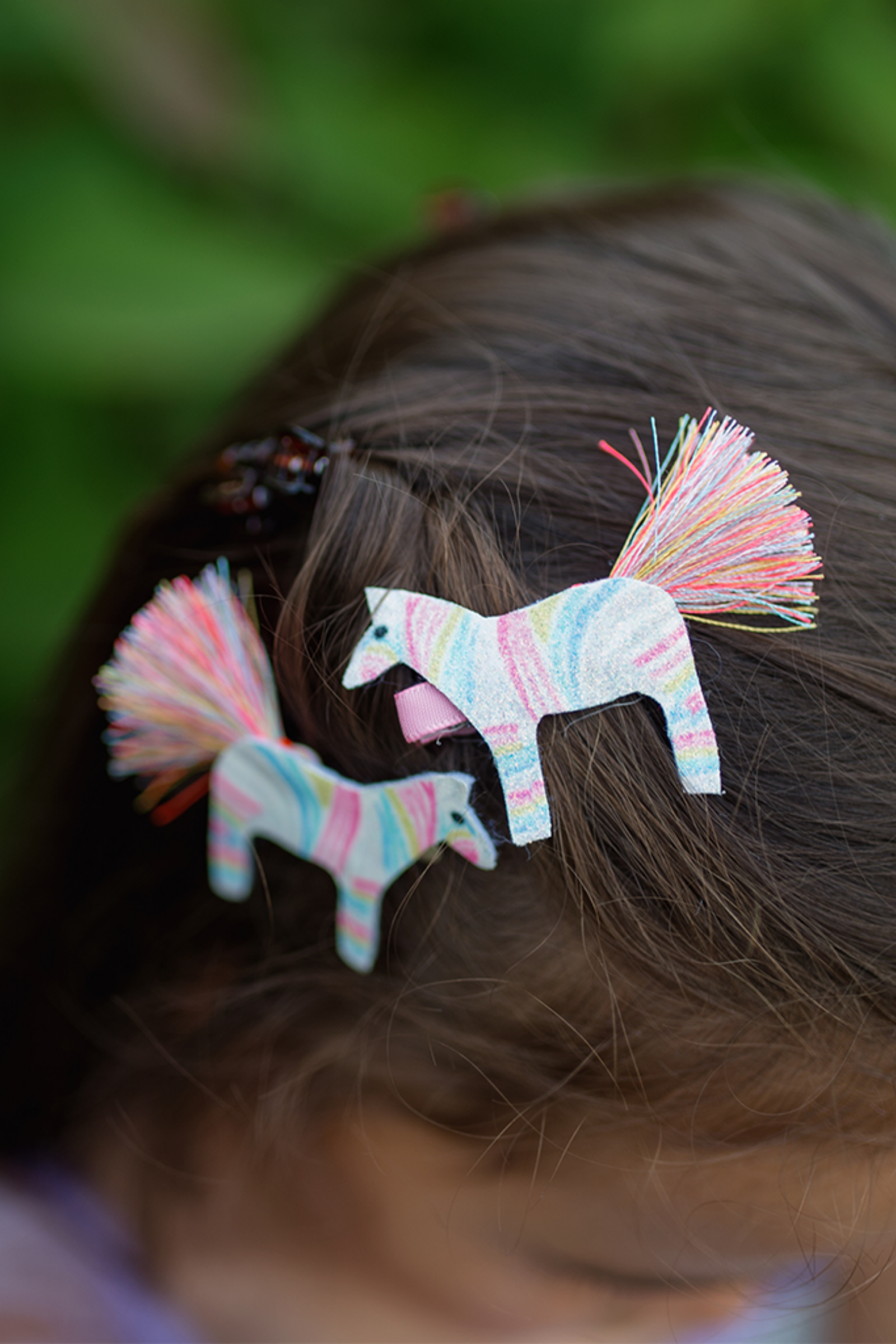 Boutique Diva Zebra Hairclips