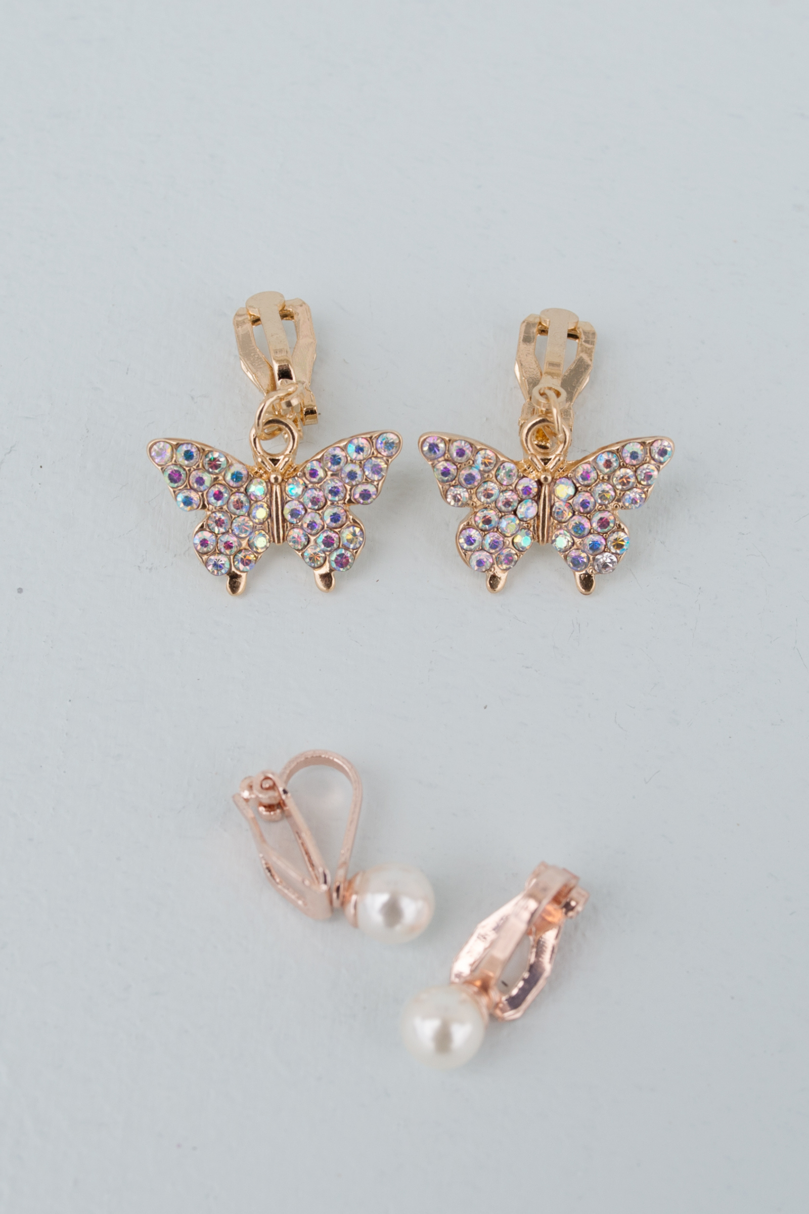 Boutique Butterfly Clip On Earring (2 sets)