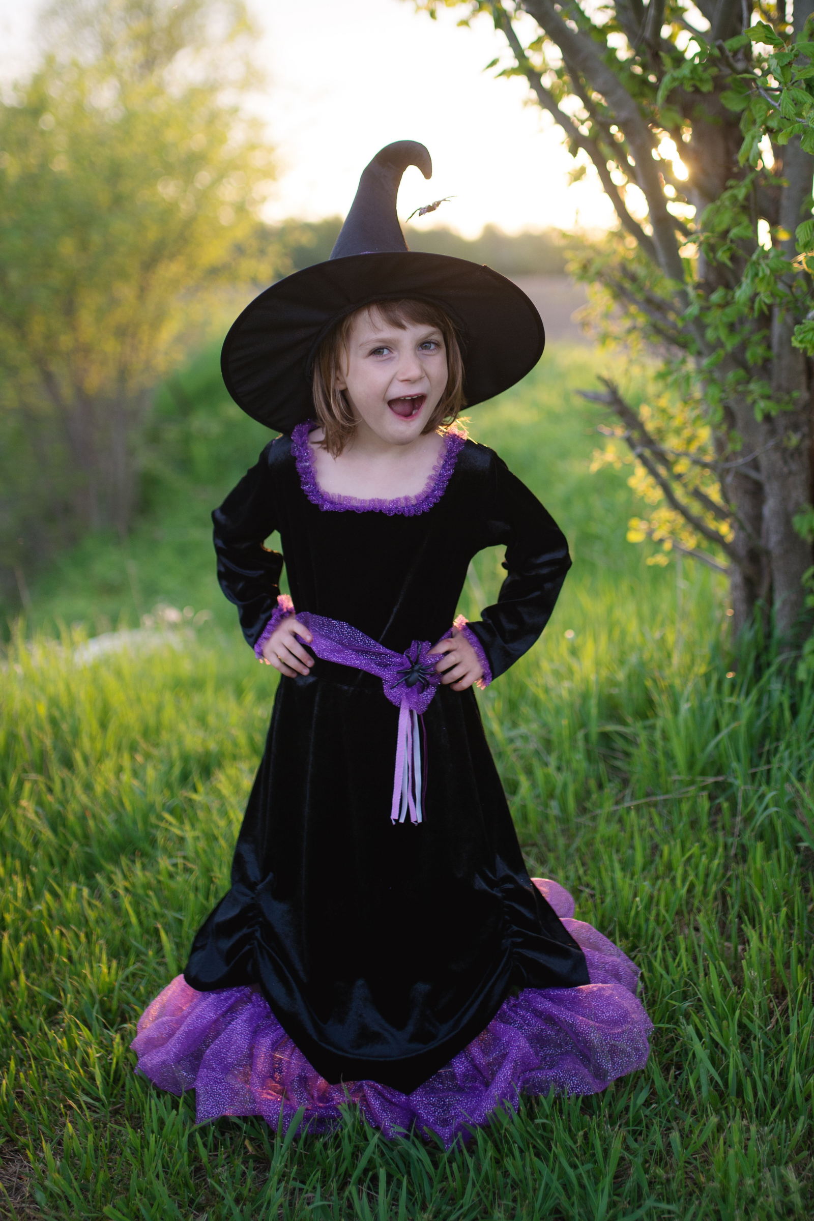 Vera The Velvet Witch Dress & Hat