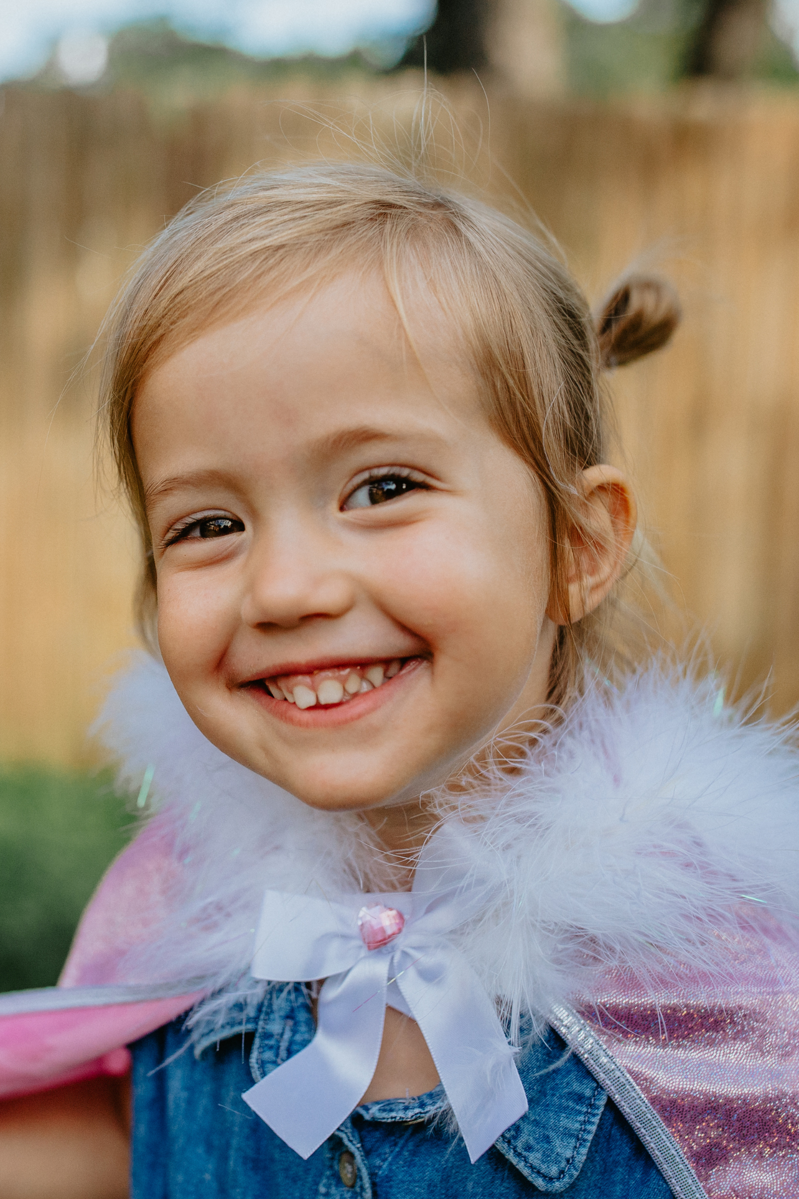 Pink Glitter Princess Cape