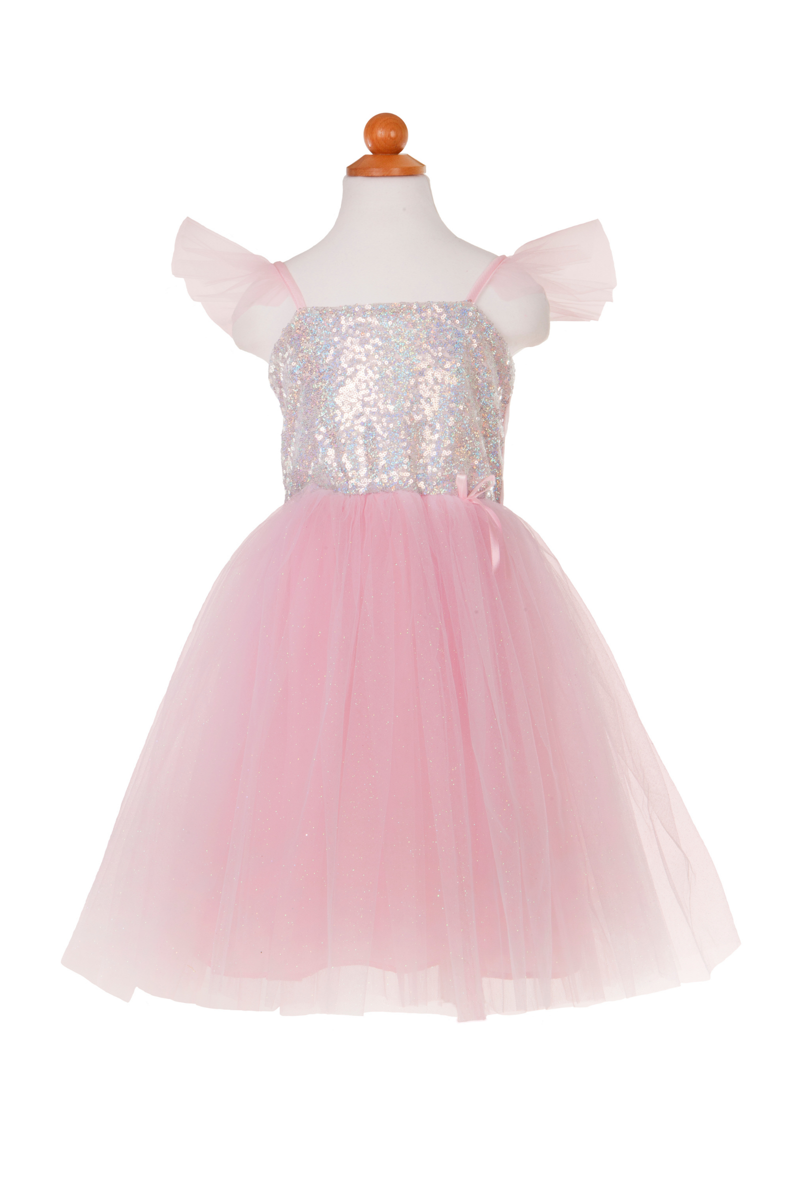 Silver Sequins Princess Dress