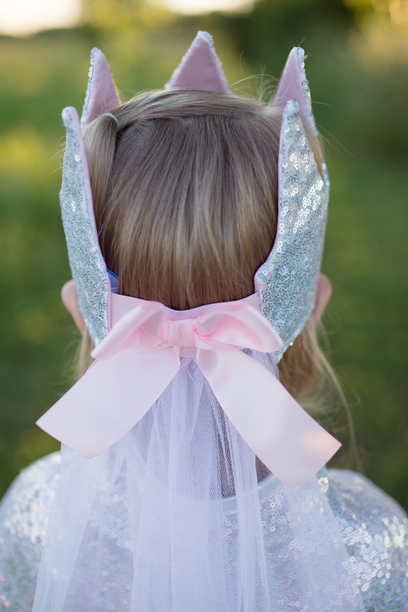 Sequins Crown with Veil