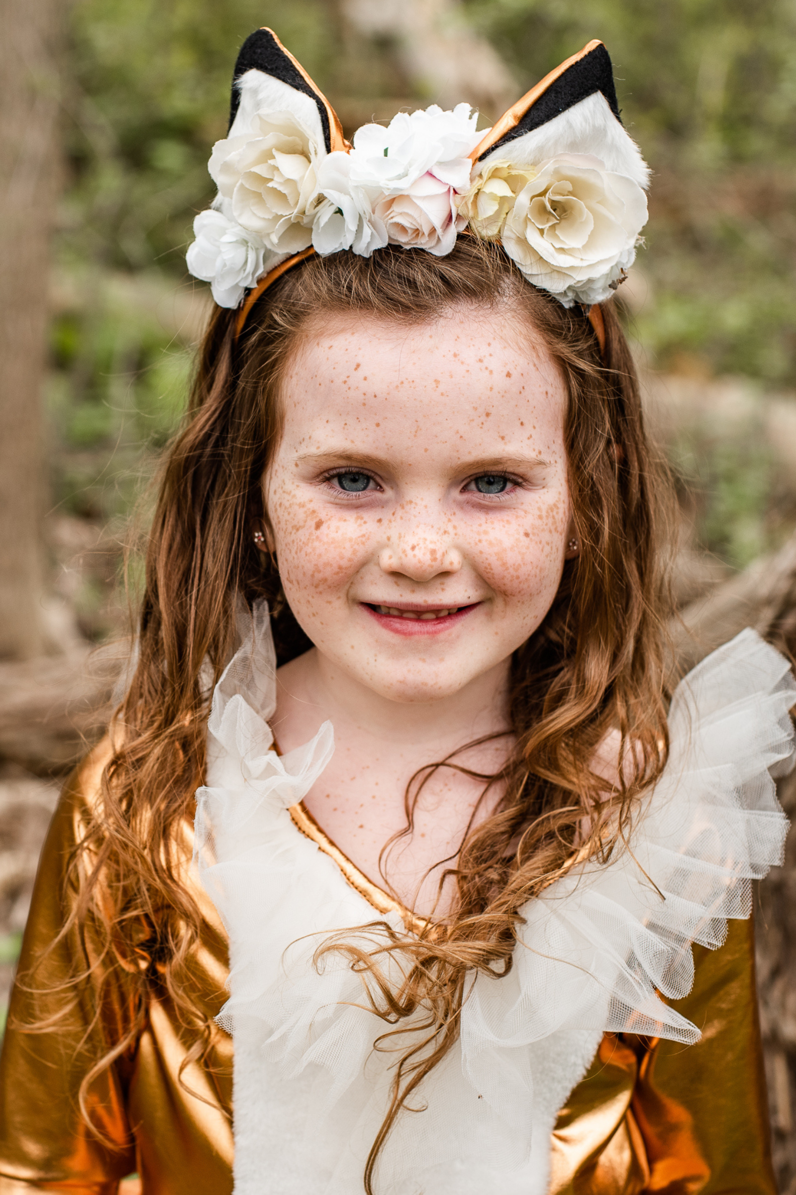 Woodland Fox Dress with Headpiece