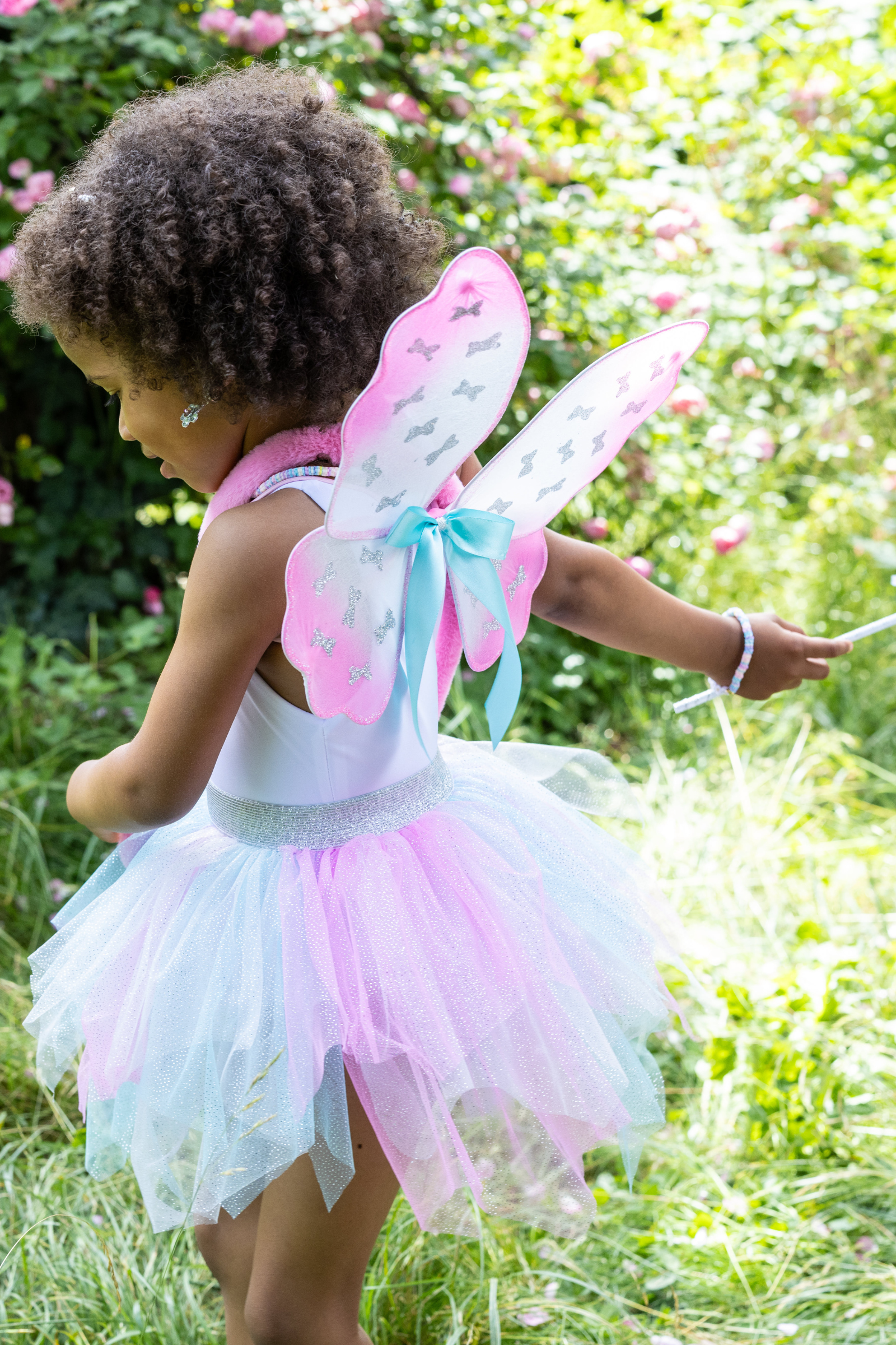 Think Mint Pink Skirt, Wings & Wand