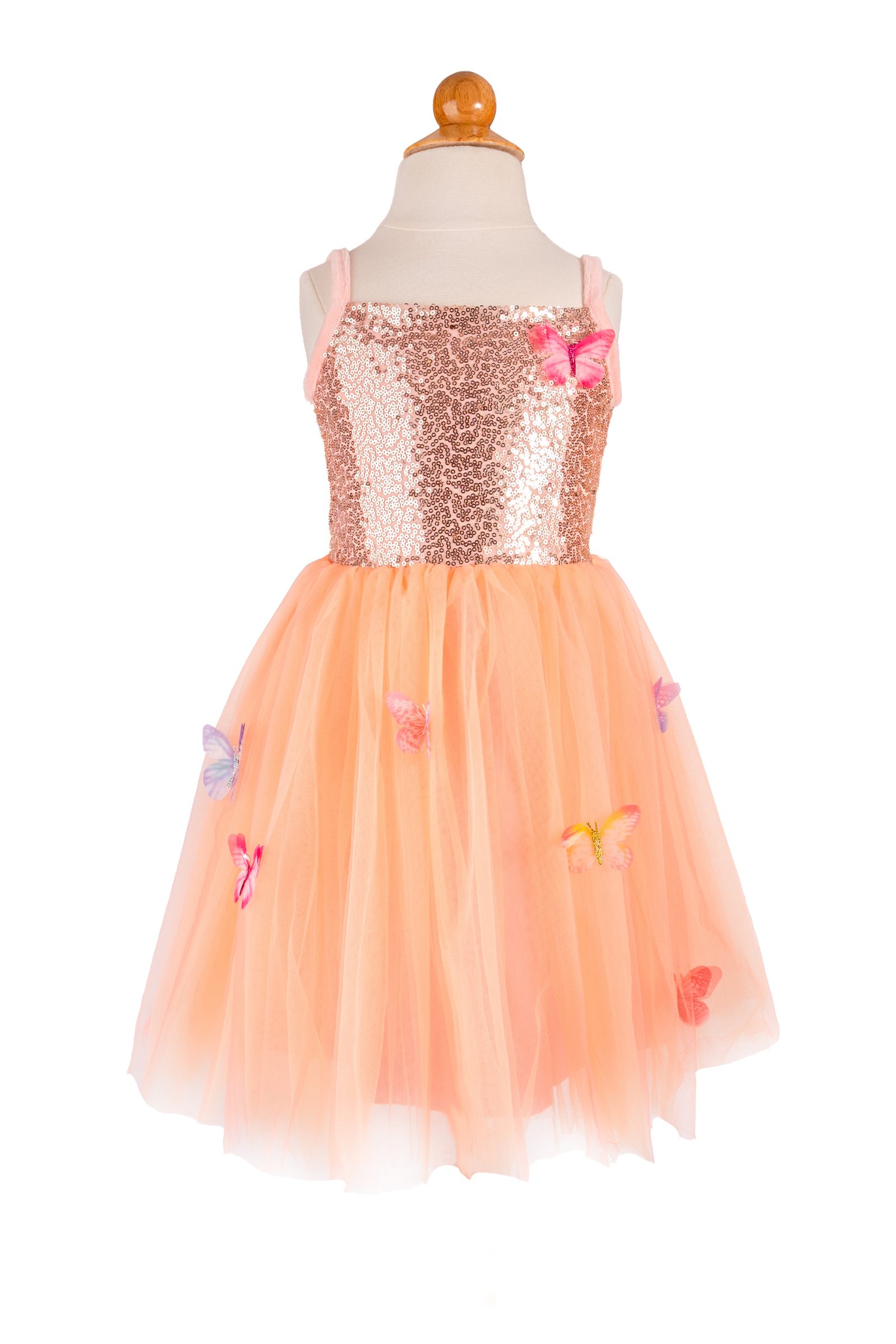 Butterfly Bliss Dress, Peach