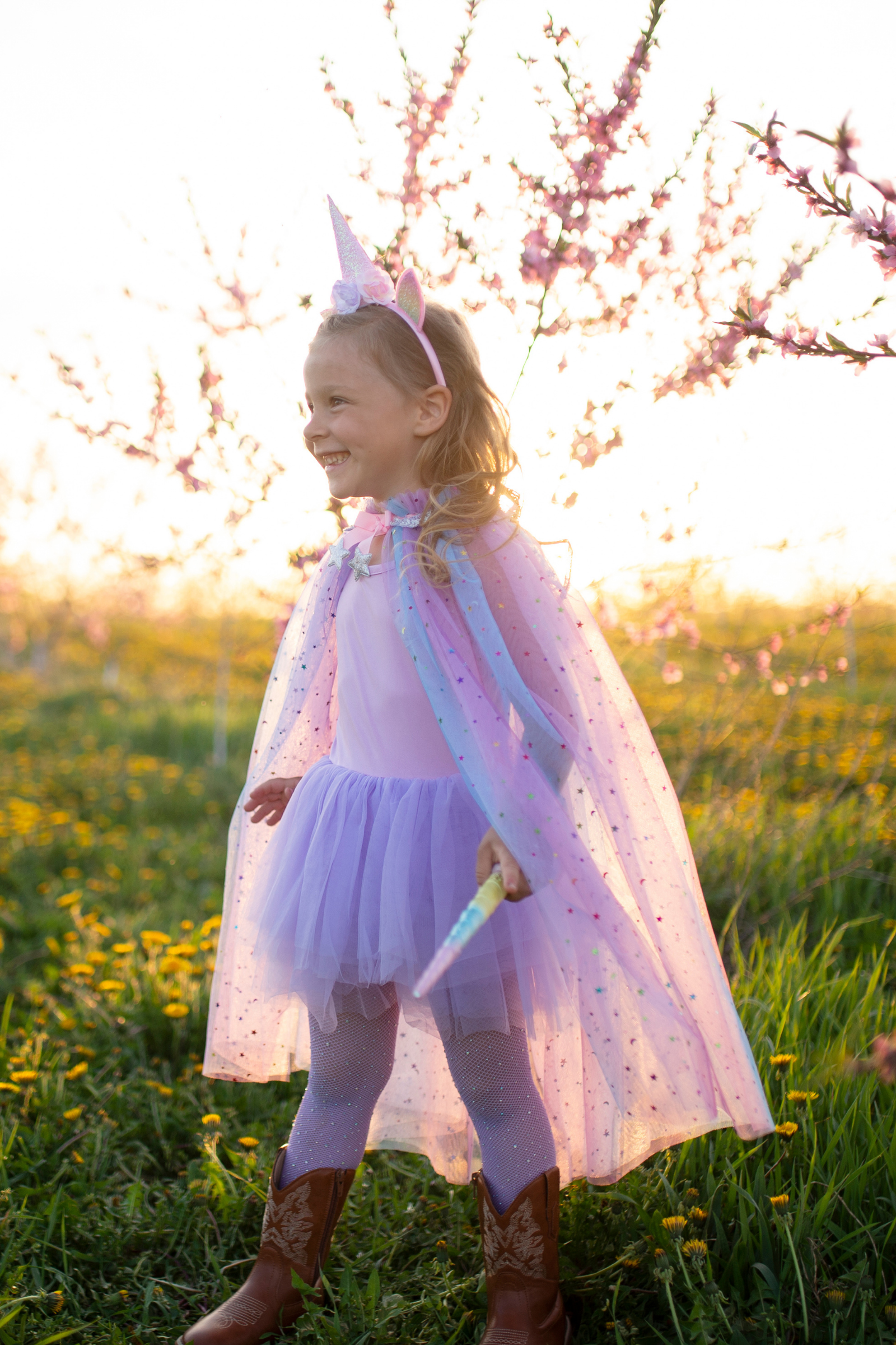 Rainbow Unicorn Cape & Headband