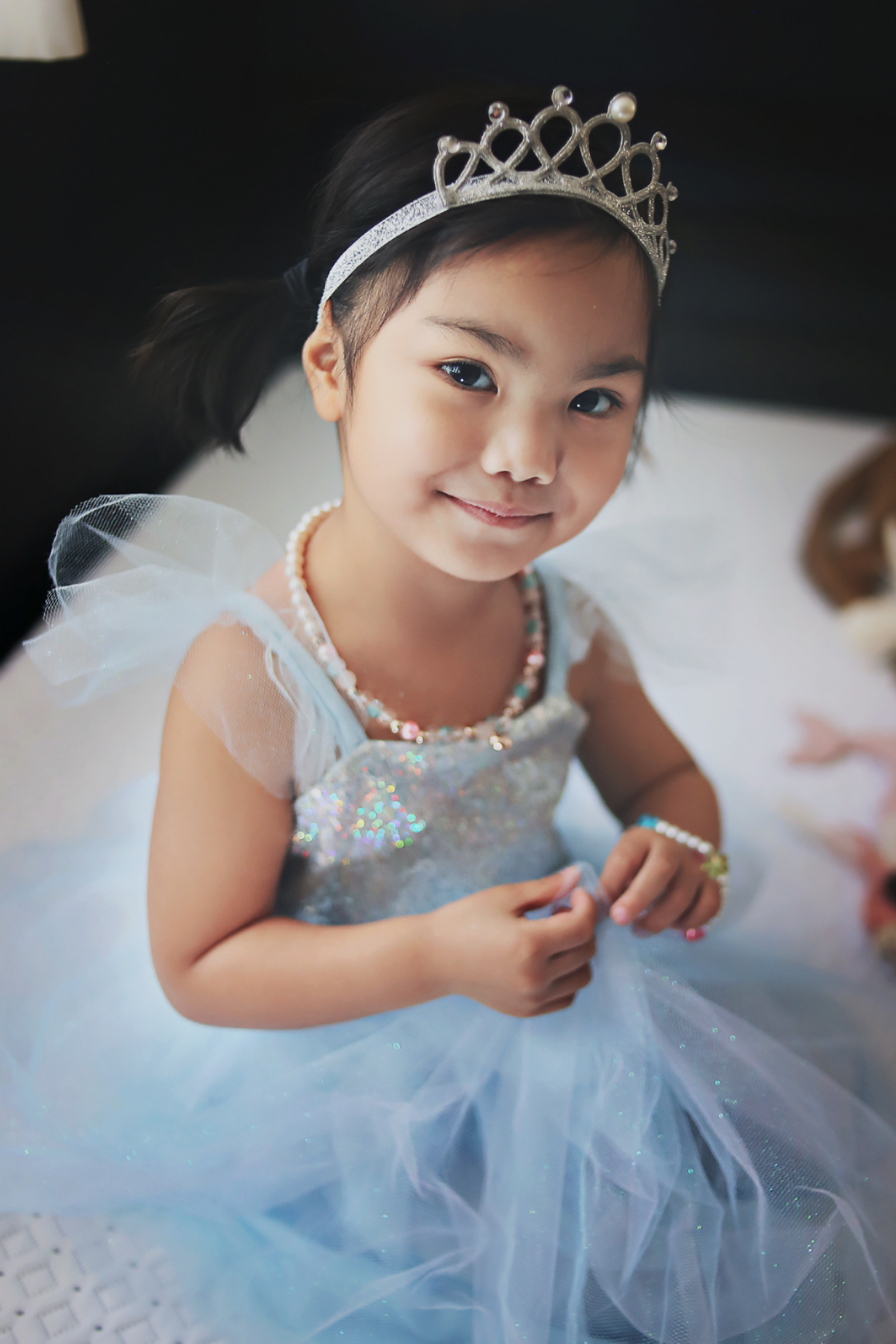 Sequins Princess Dress Blue