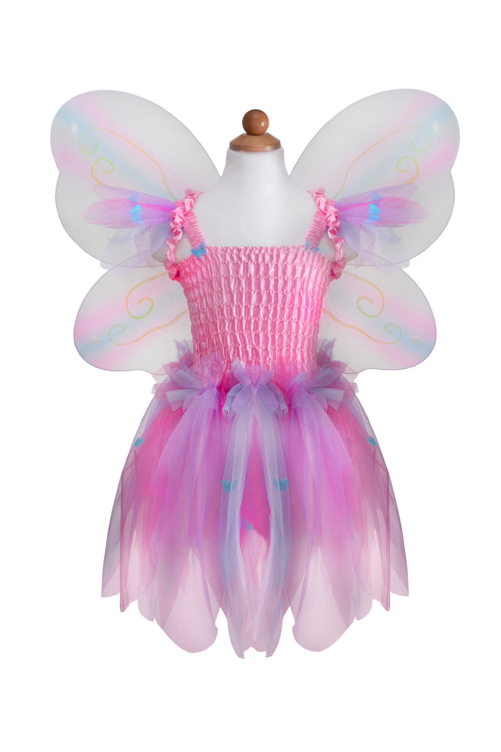 Butterfly Dress with Wings & Wand