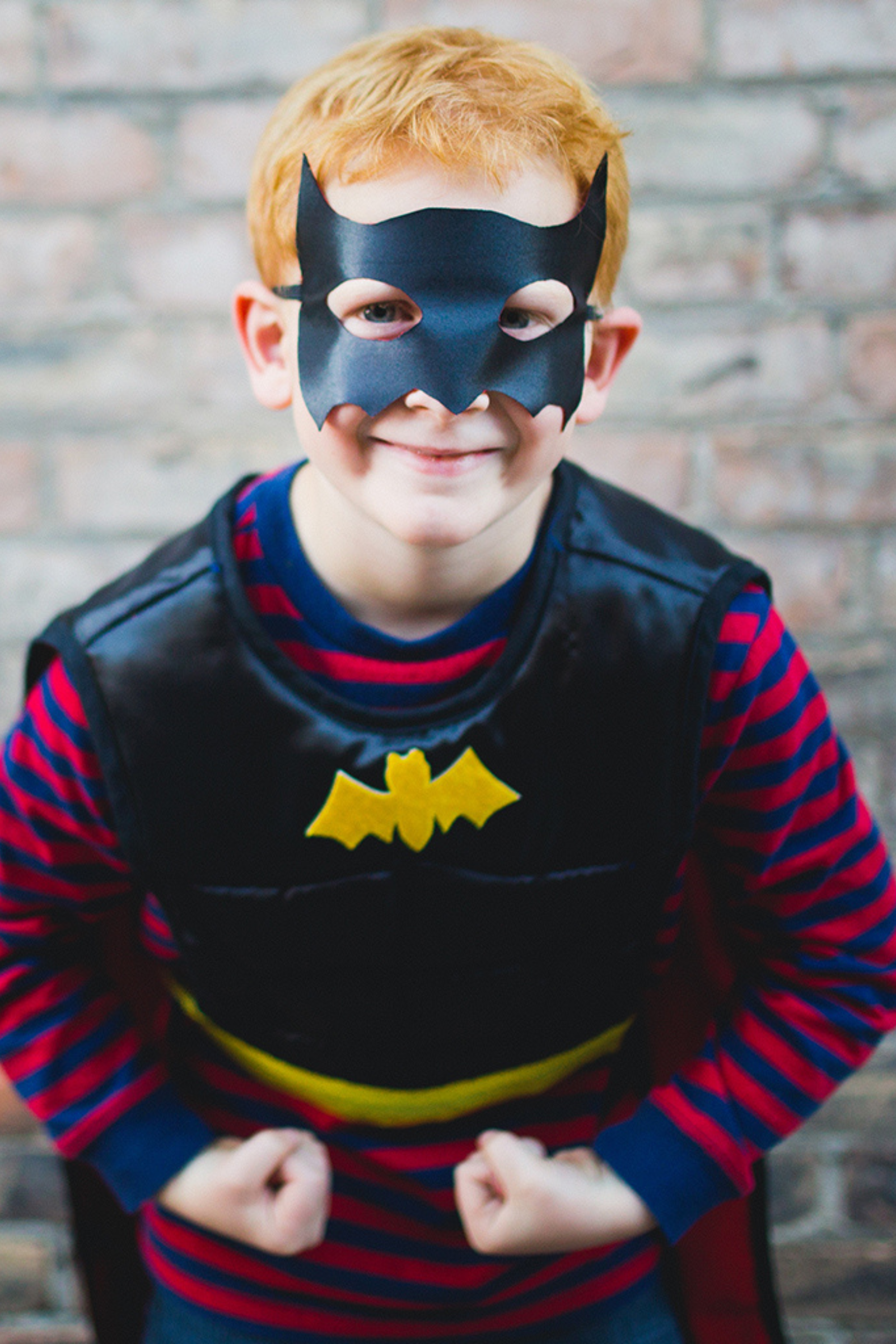 Reversible Superhero Bat Tunic with Cape & Mask