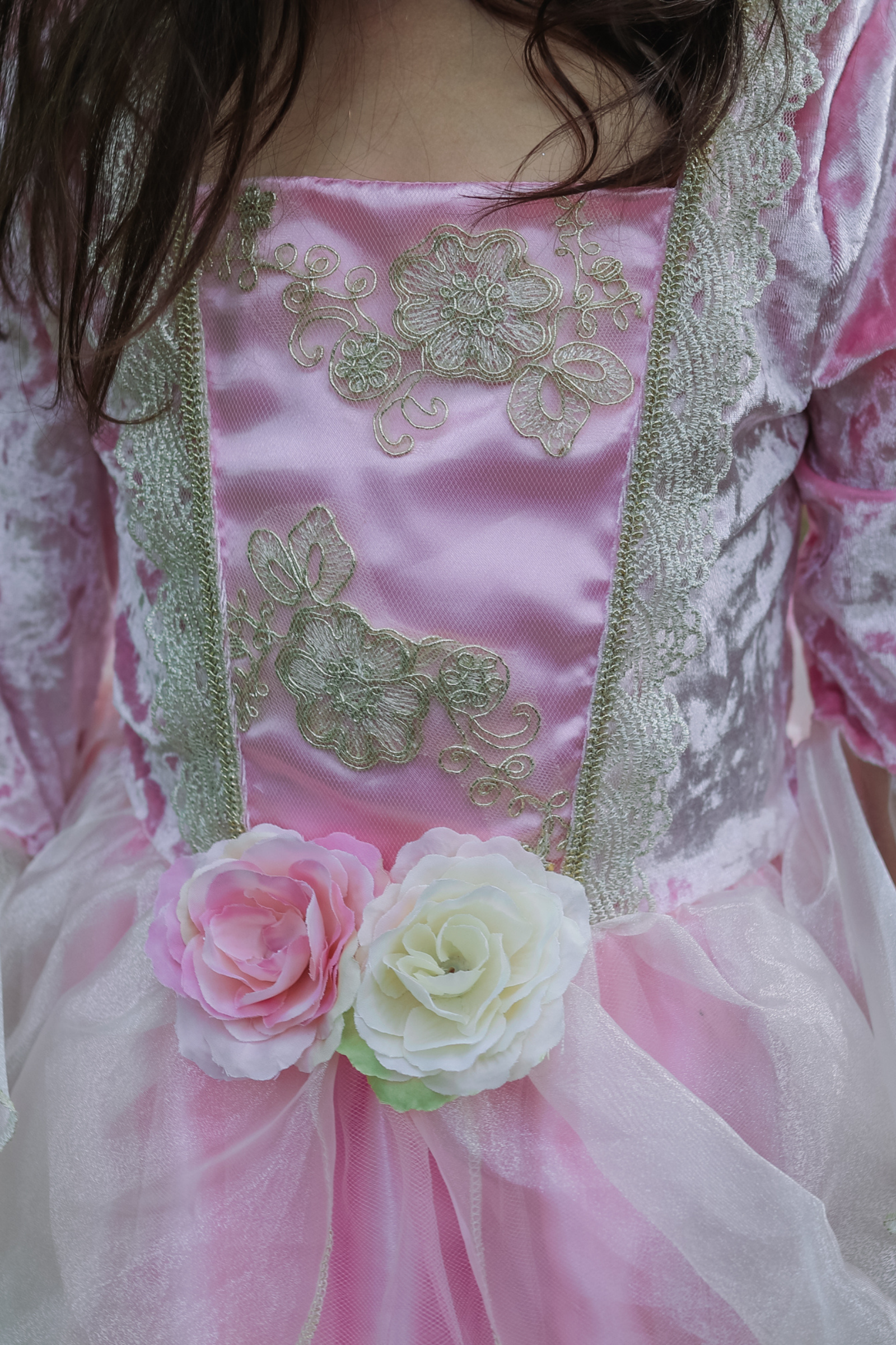 Pink Rose Princess Dress