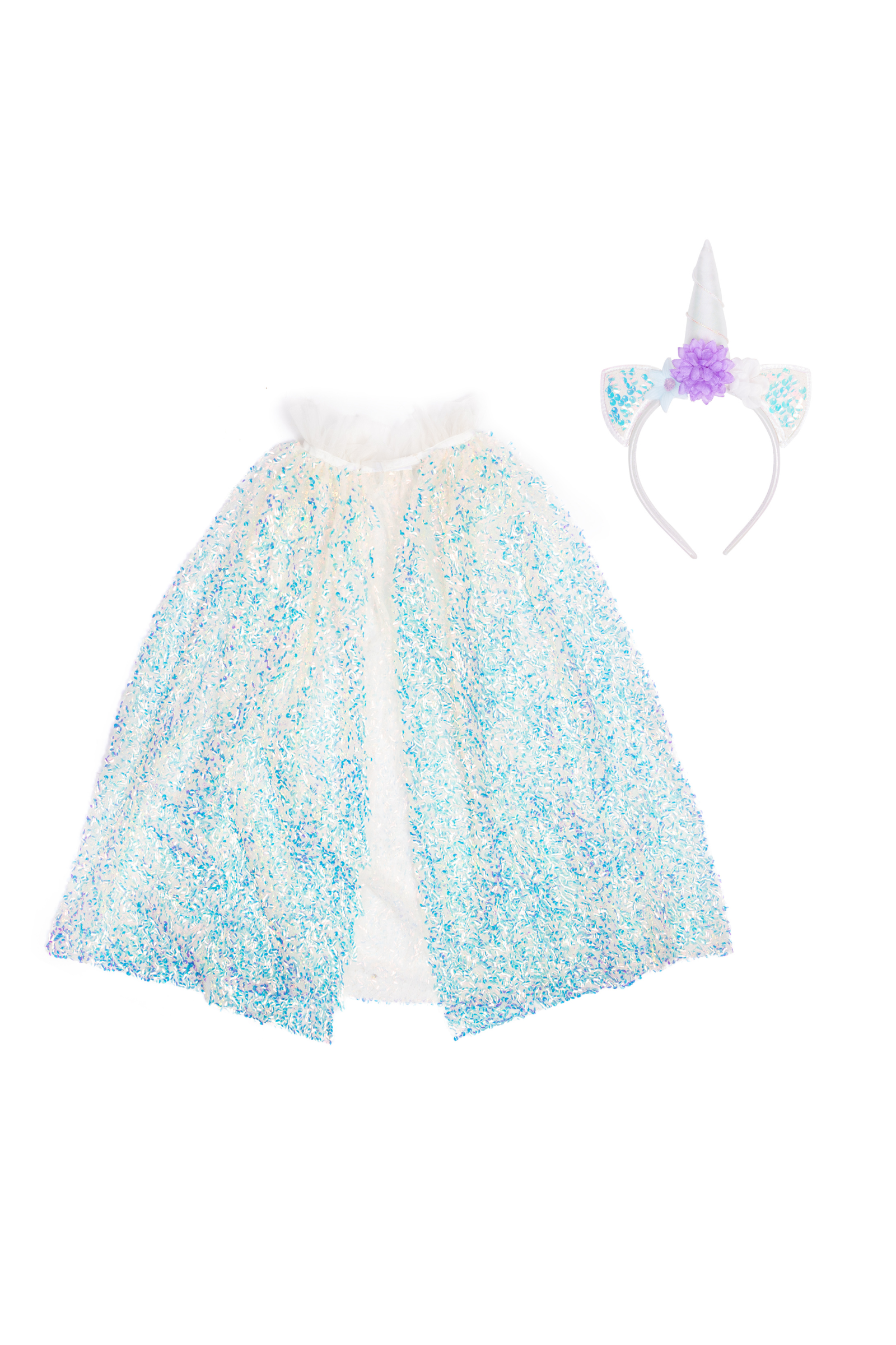 Unicorn Sparkle Cape with Headband