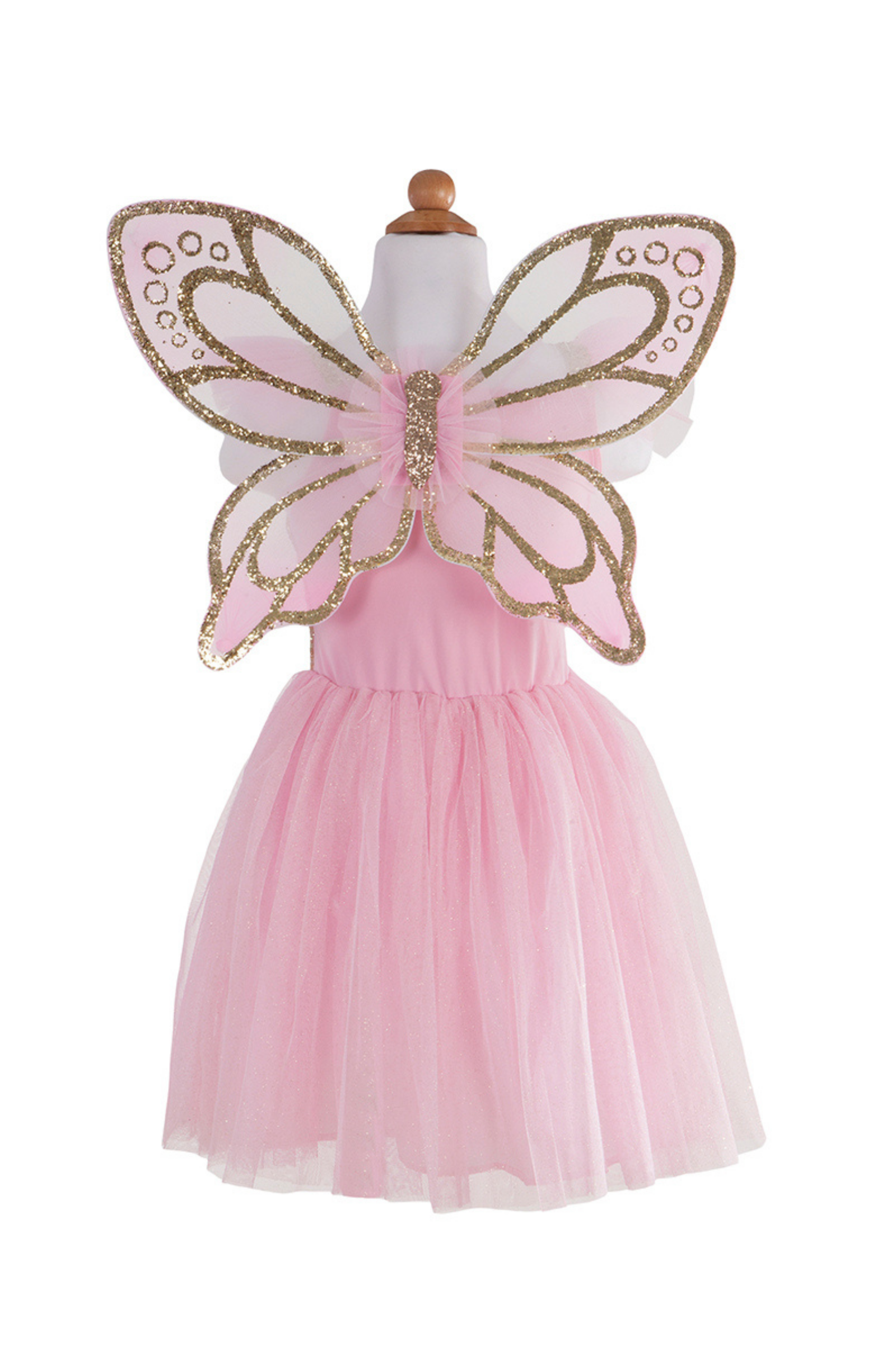 Gold Butterfly Dress with Fairy Wings