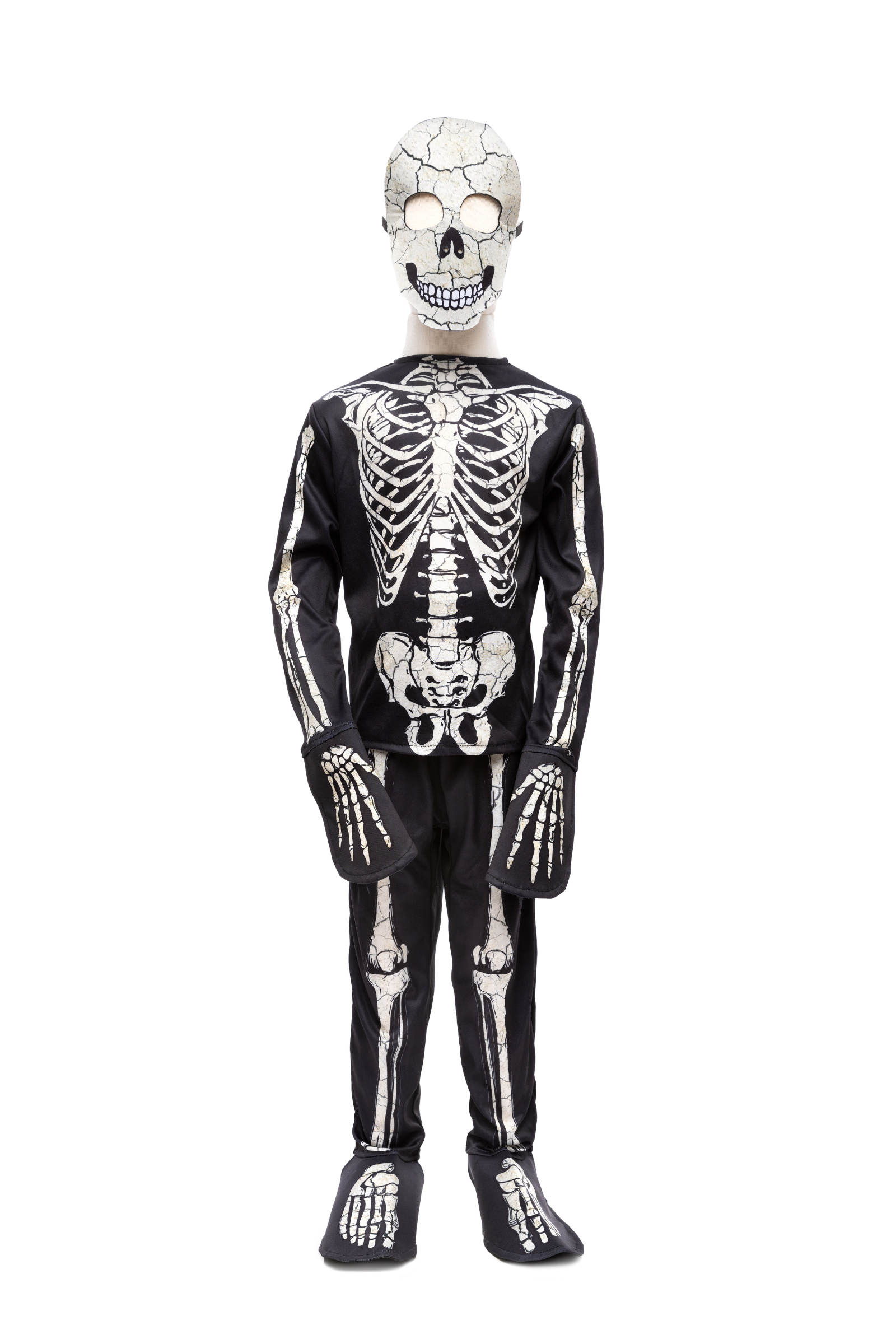 Glow In The Dark Skeleton, Shirt, Pants and Mask