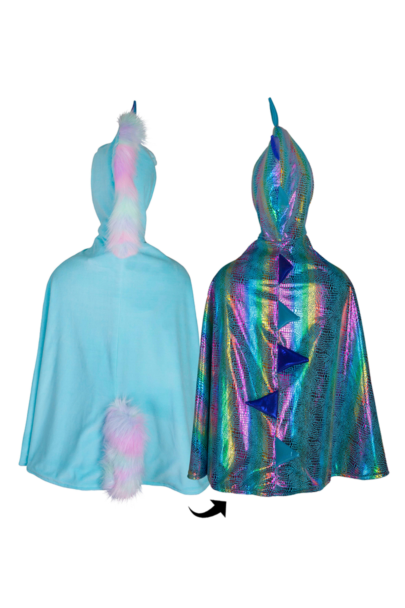 Reversible Unicorn and Dragon Cape