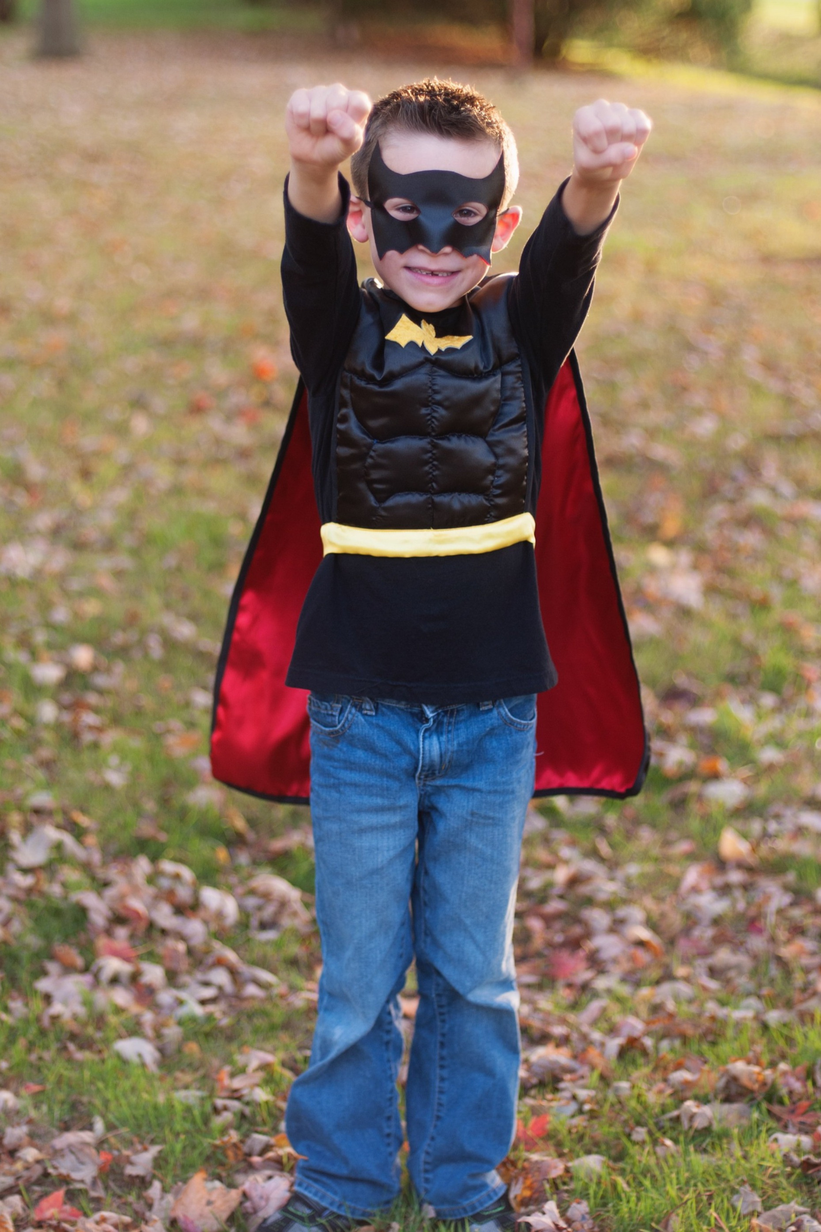 Reversible Superhero Bat Tunic with Cape & Mask