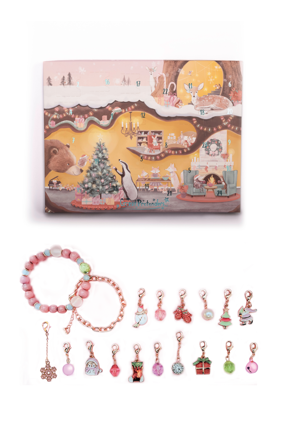 Calendrier de l'Avent - "Construis ton propre bracelet" - thème " Cherished Charms"