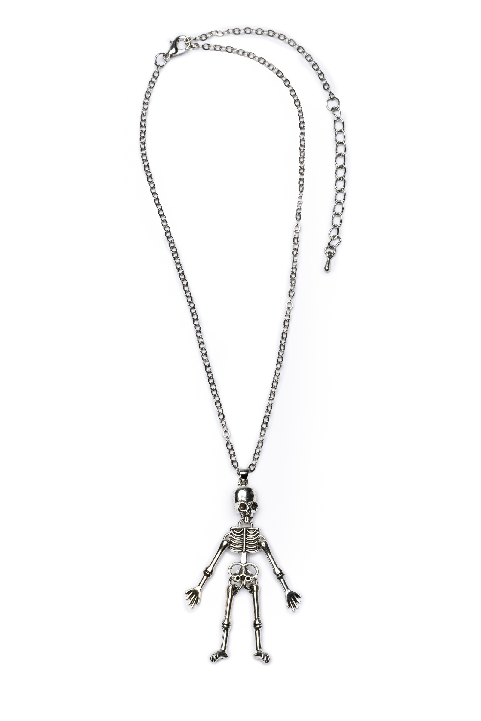 Saint laurent skeleton necklace discount
