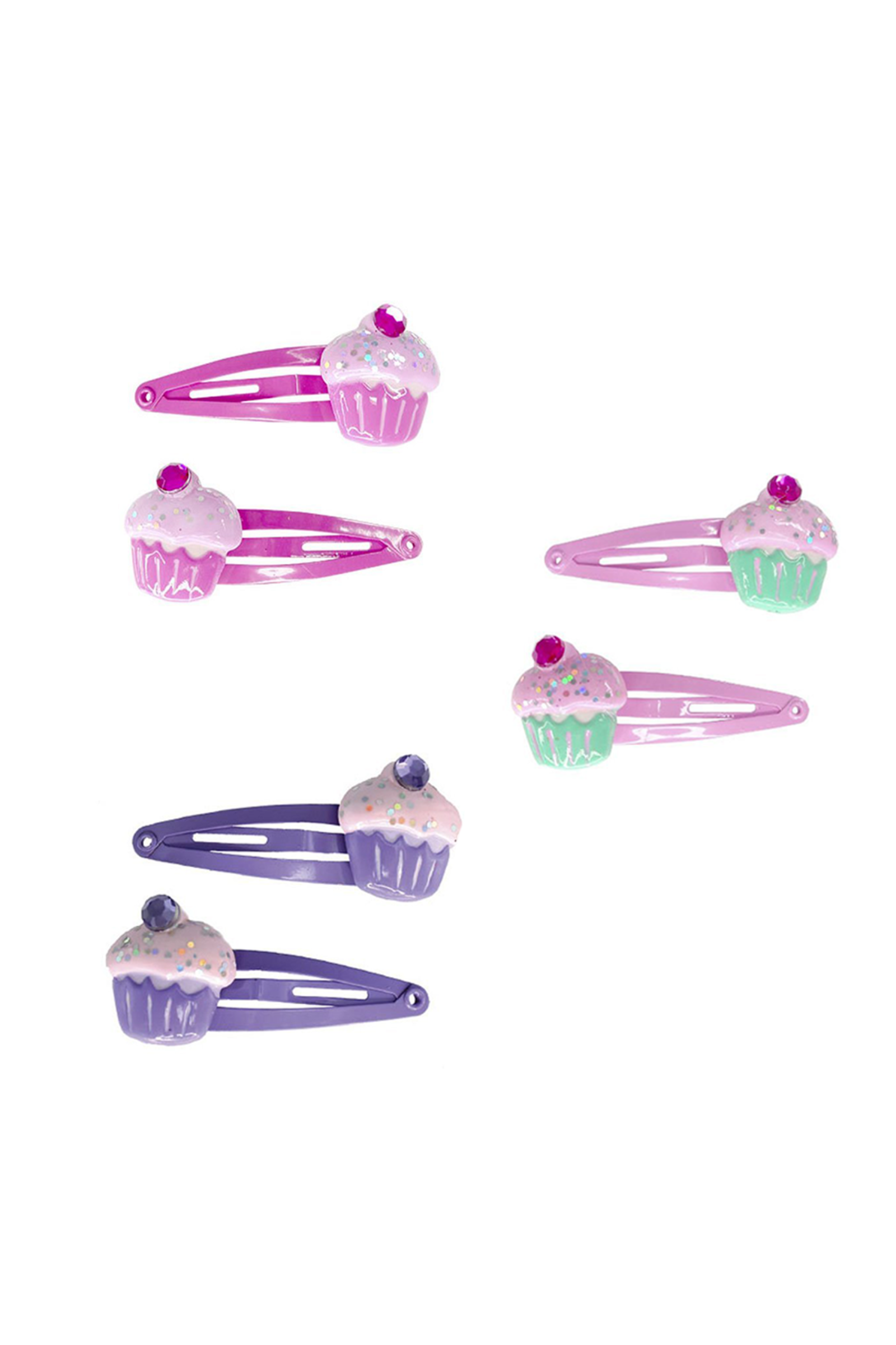 Frosty Topping Cupcake Hairclips Set