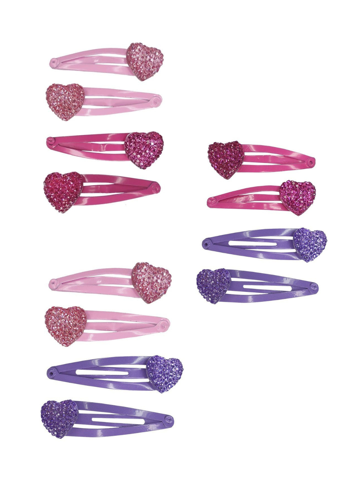 Sparkly My Heart Hairclips