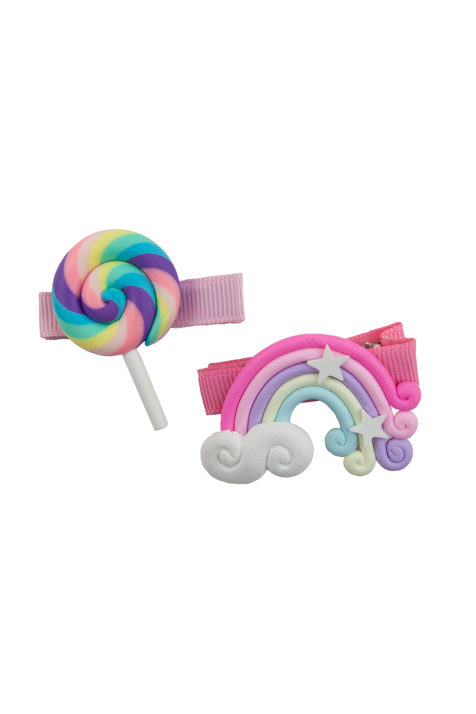 Lollypop Rainbow Hairclips