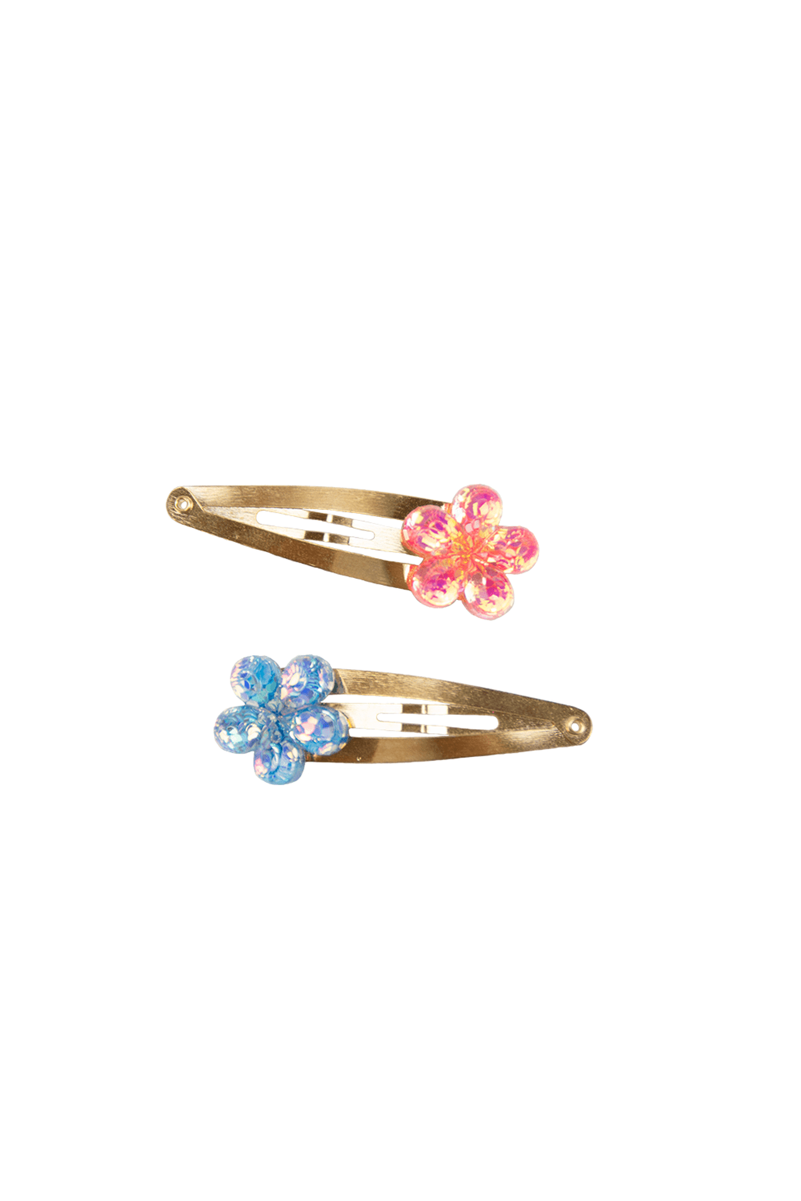 Shimmer Flower Hairclips