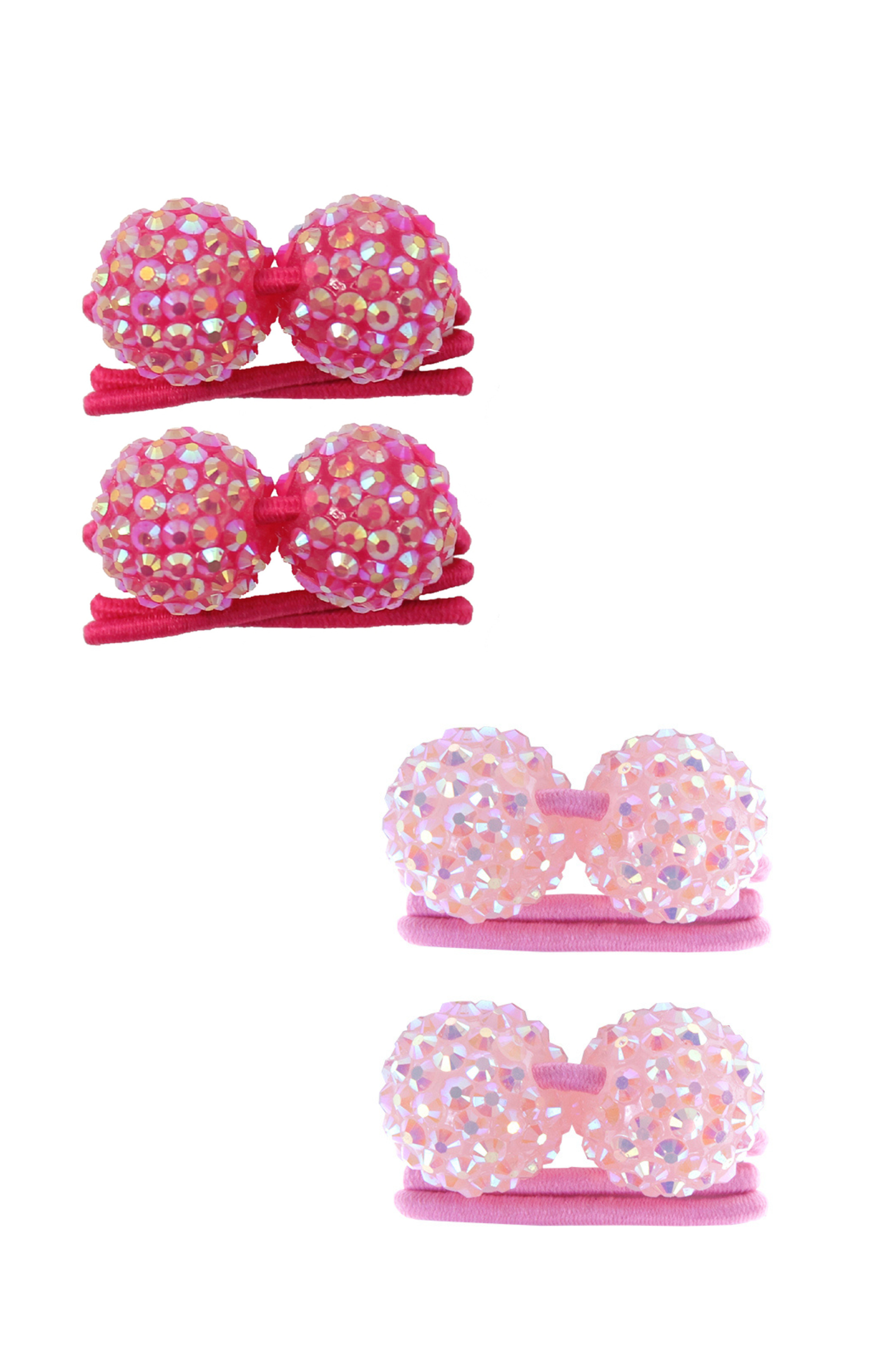 Funky Ball Ponytail Holders 2pc Set