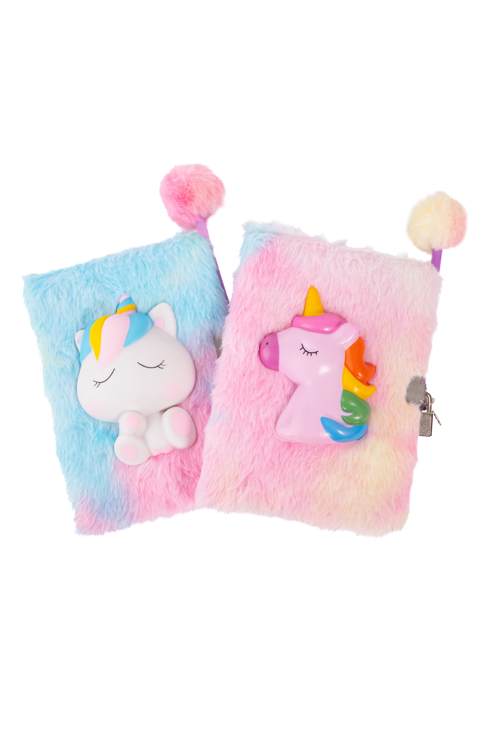 Furry Friends Squishy Journal, Unicorn, 2 styles assorted