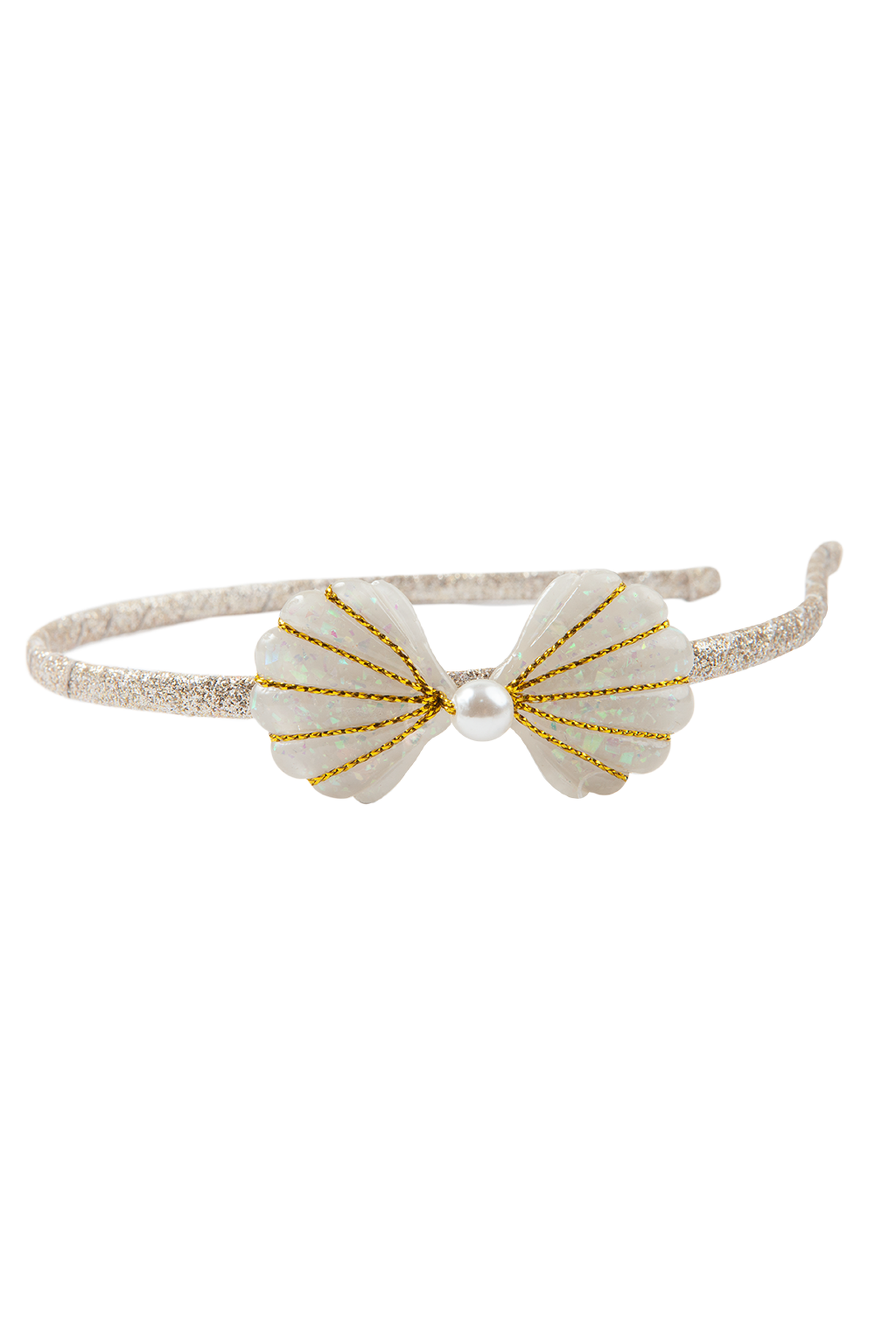 Boutique Golden Mermaid Shell Headband