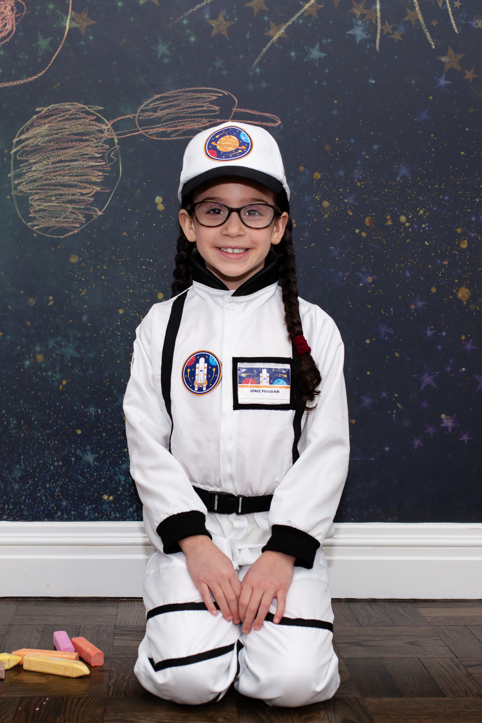 Astronaut Set with Jumpsuit, Hat & ID Badge