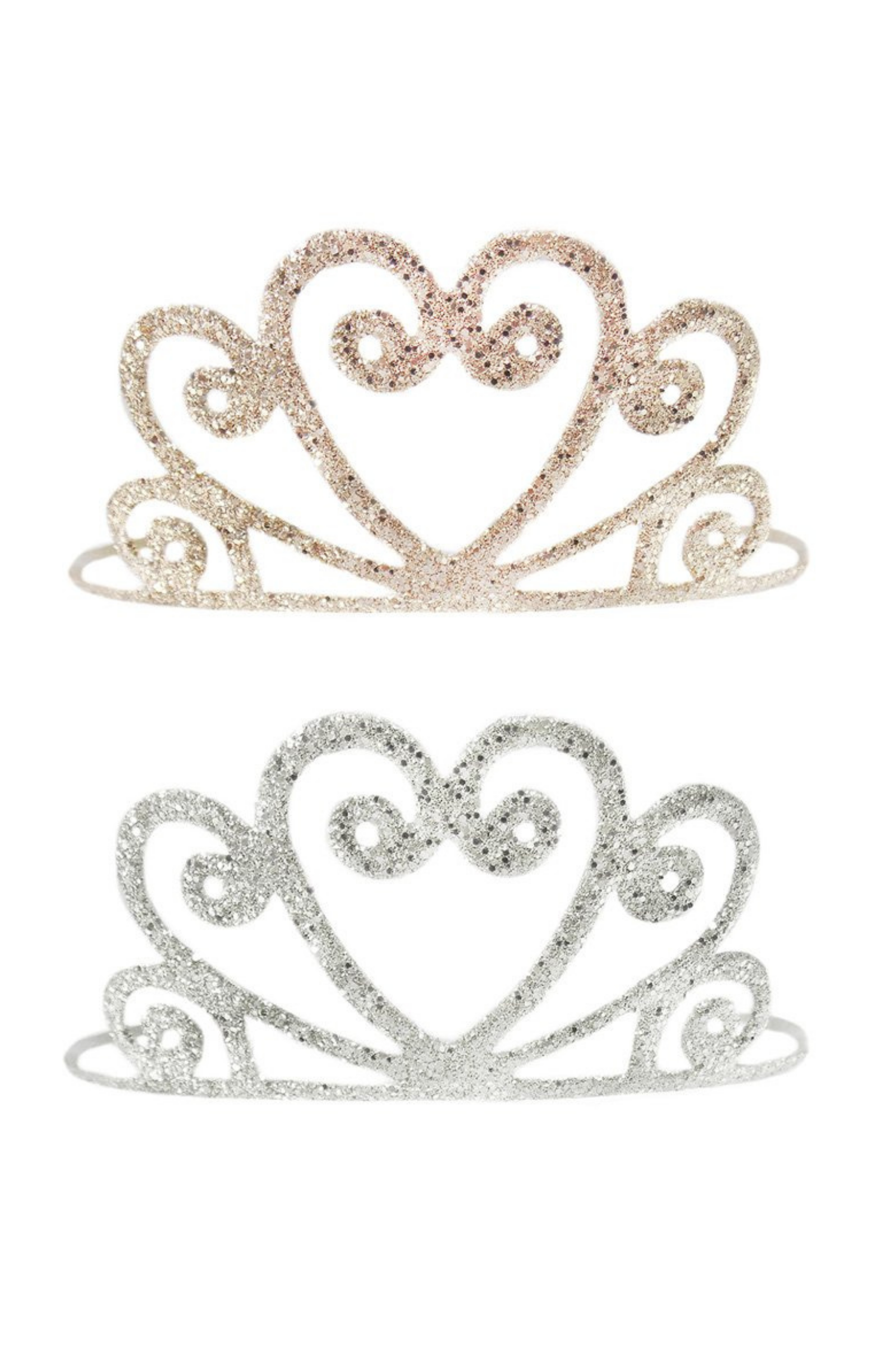 Gold or Silver Glitter Tiara