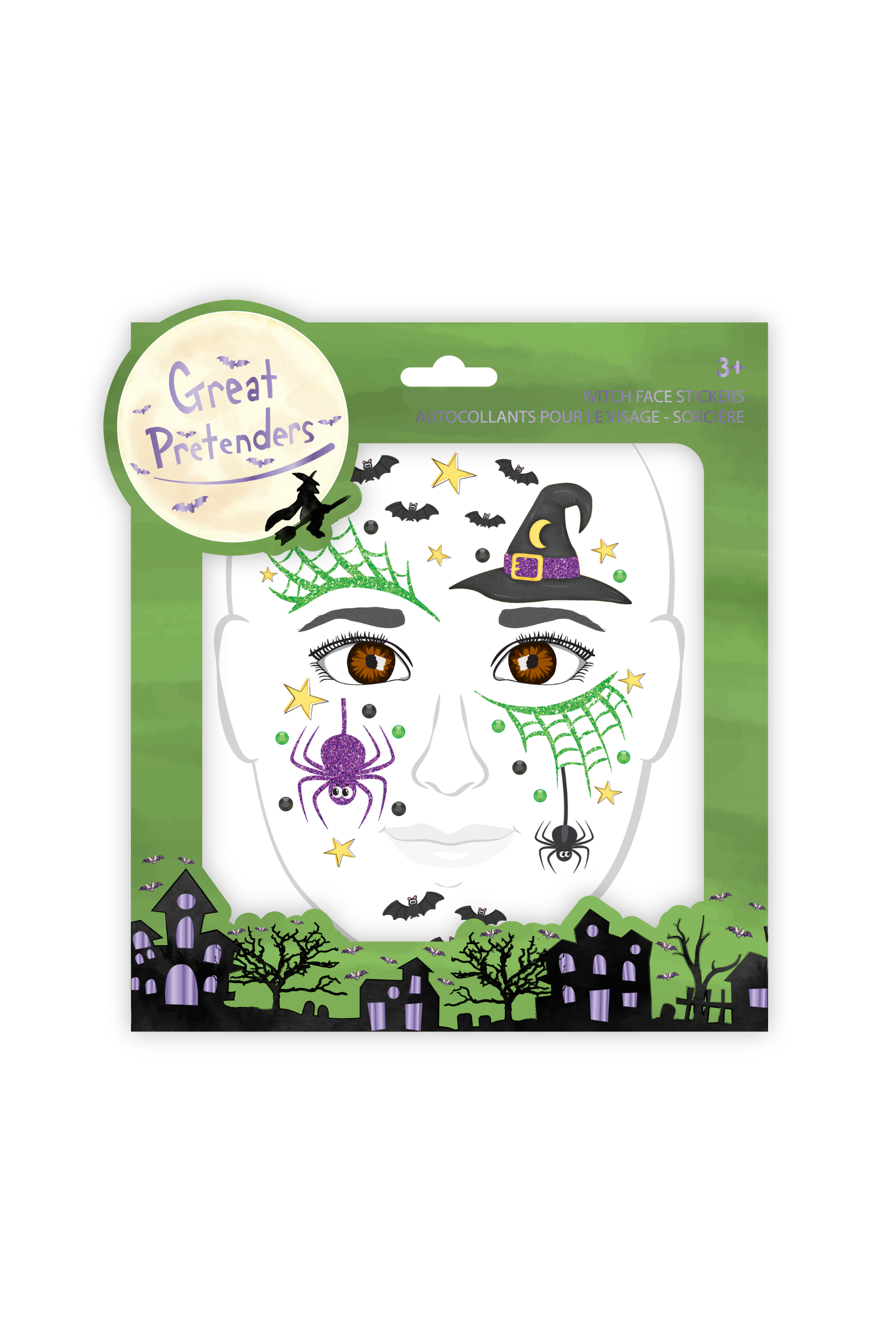 Witch Face Stickers