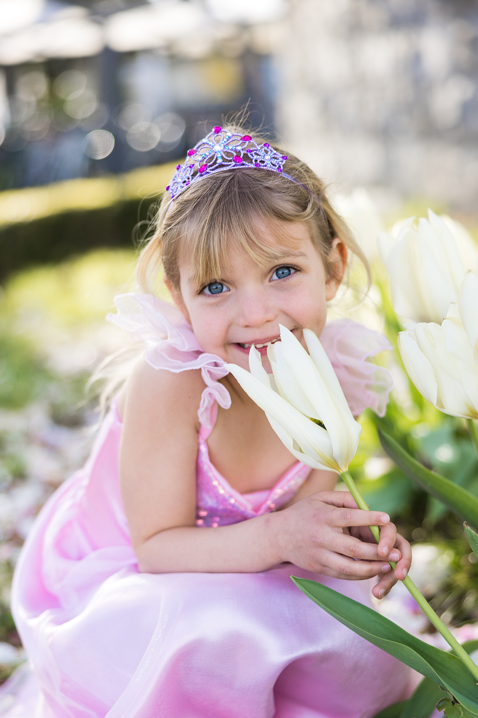 Bejewelled Tiara Lilac