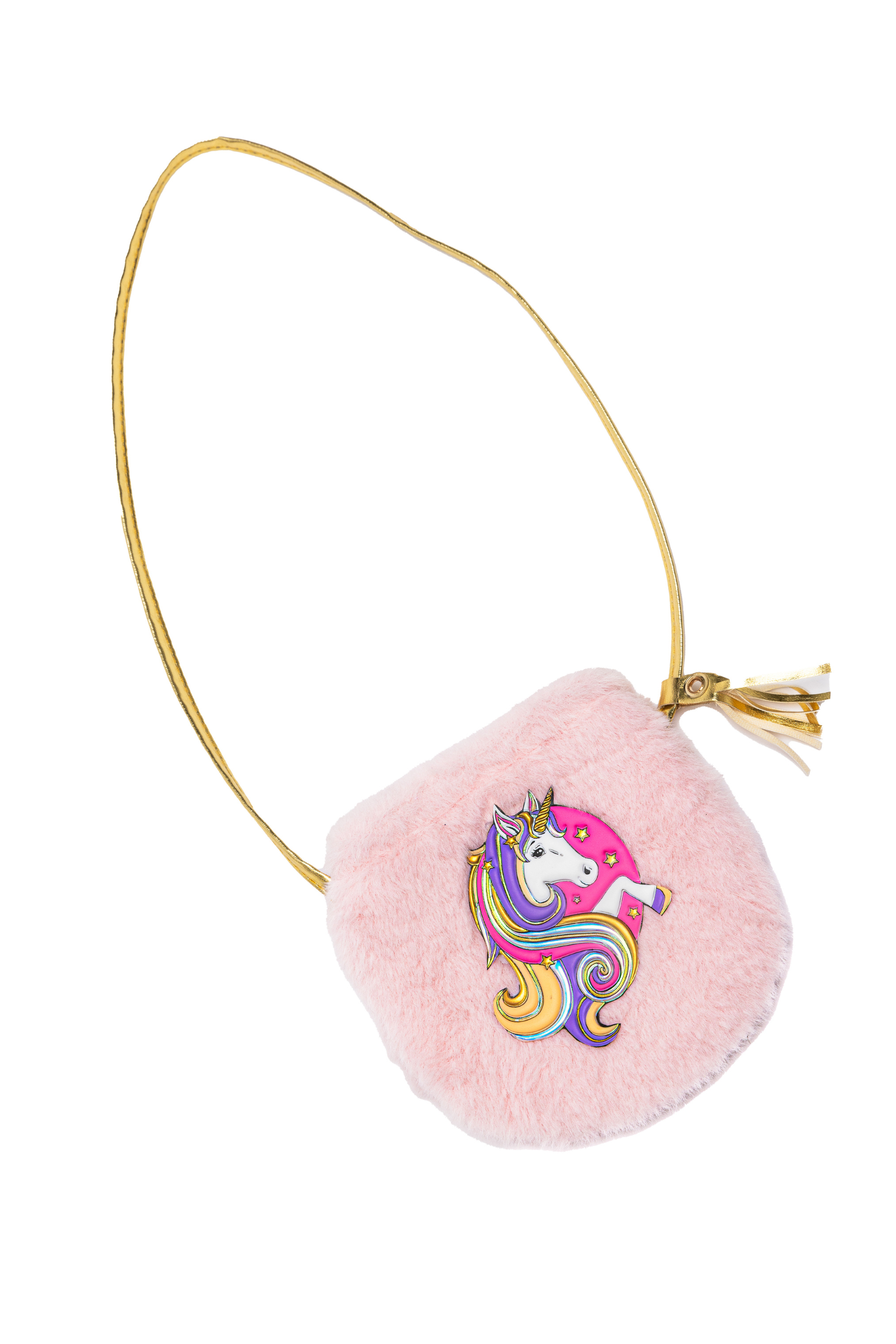 Fluffy Pink Unicorn Purse