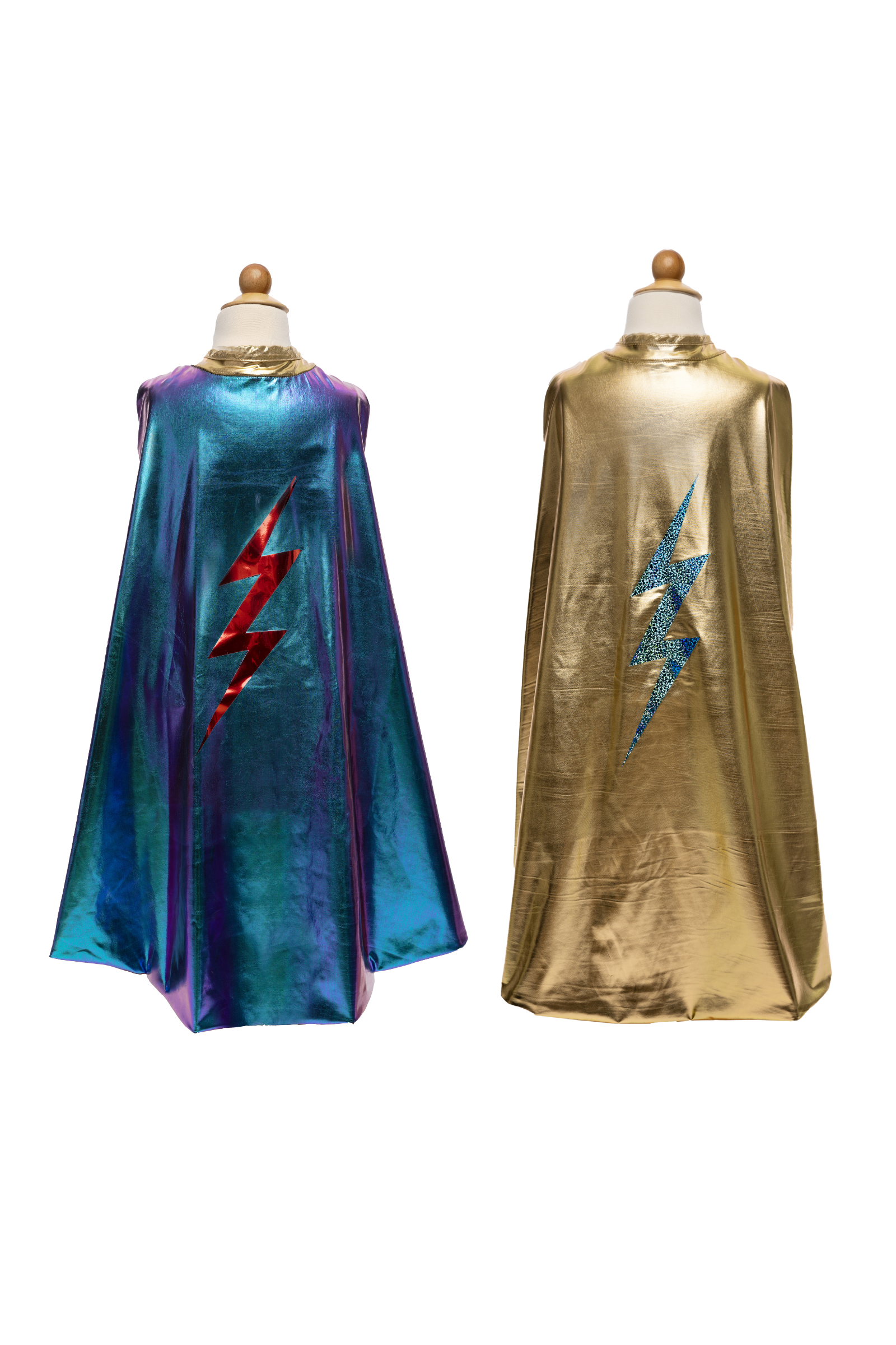 Blue Lightning Holographic Cape